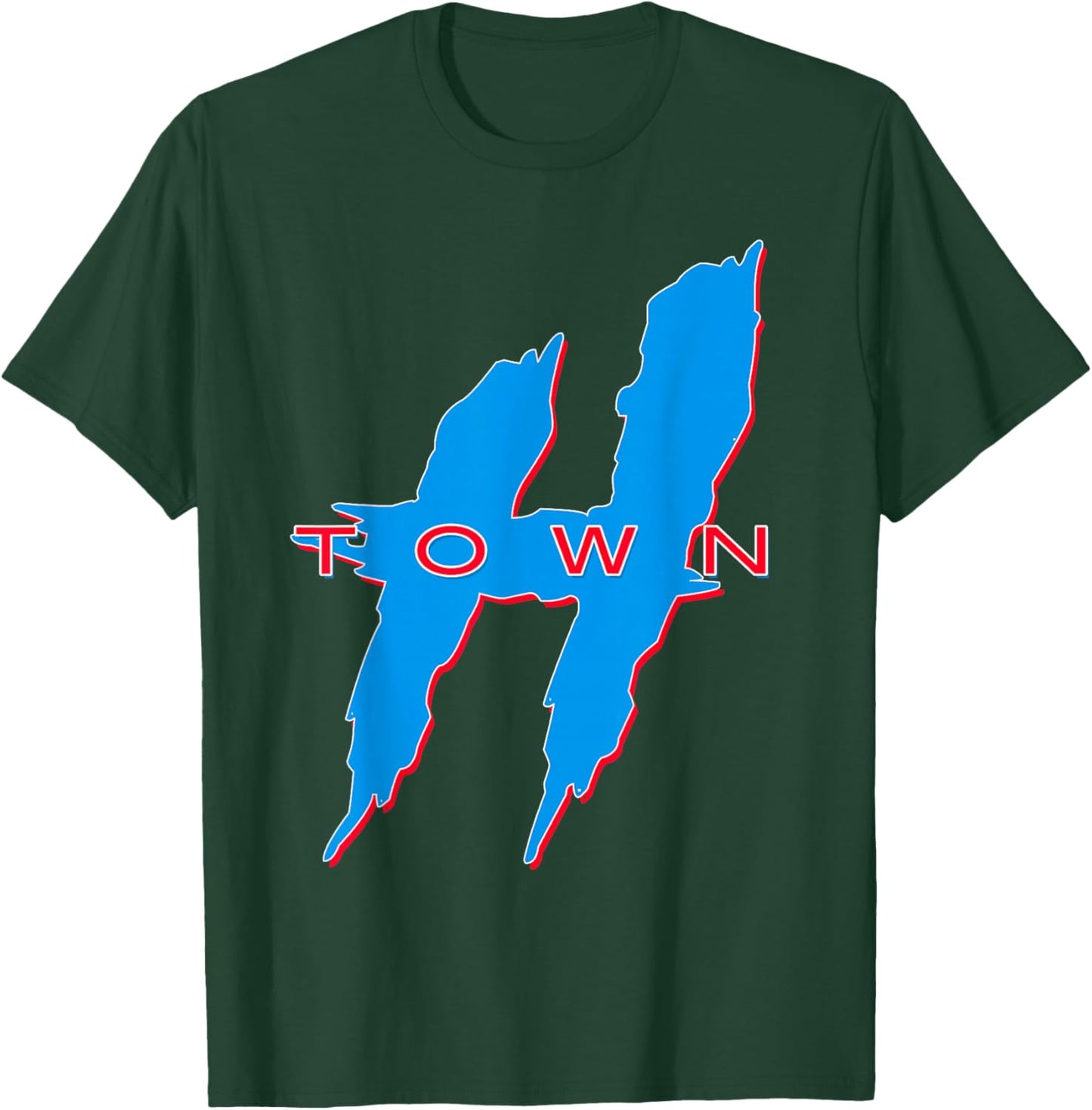 Houston Shirt, H-Town, Hustle Town, The H, Houston Texas 713 T-Shirt - T-Shirt | Forest