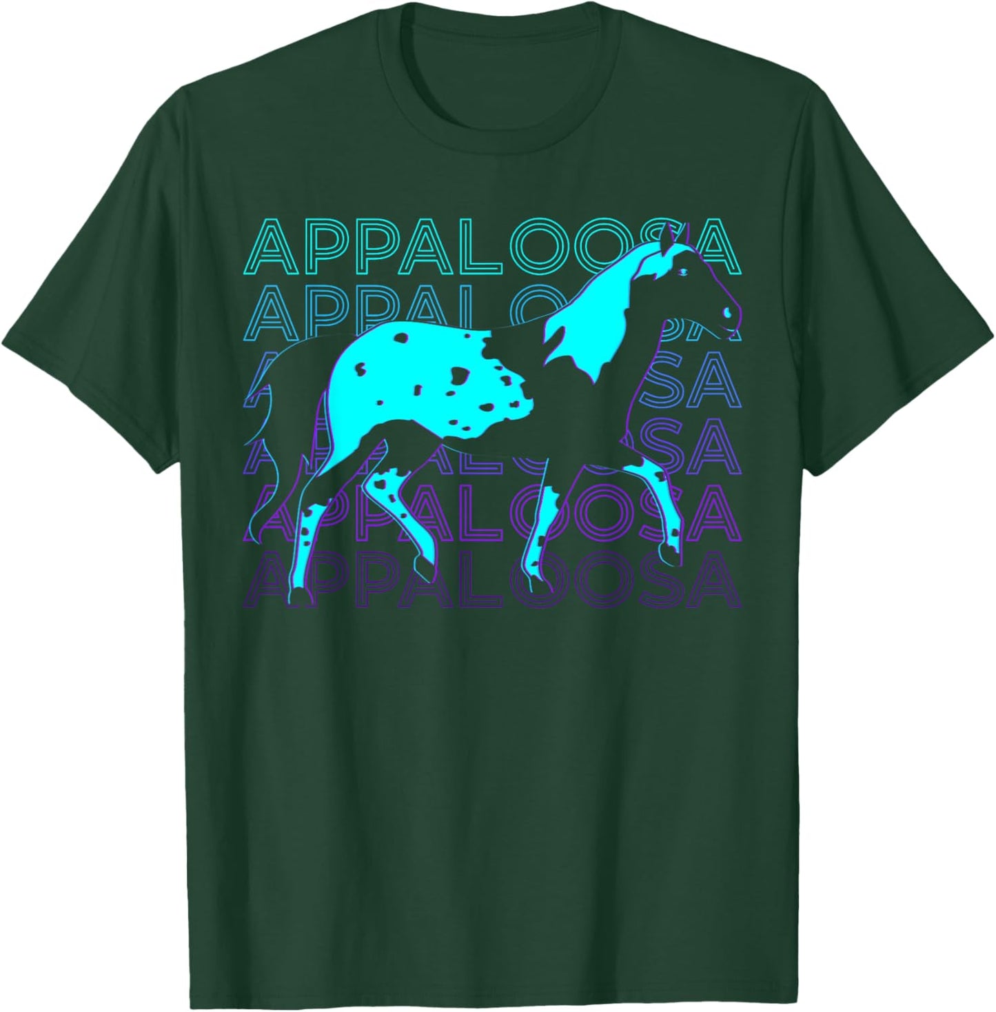 Appaloosa Horse Retro Appaloosa T-Shirt - T-Shirt | Forest