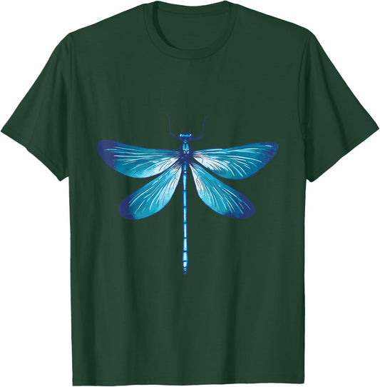 Dragonfly in blue Animal Lover Insects Wildlife Animals T-Shirt - T-Shirt | Forest