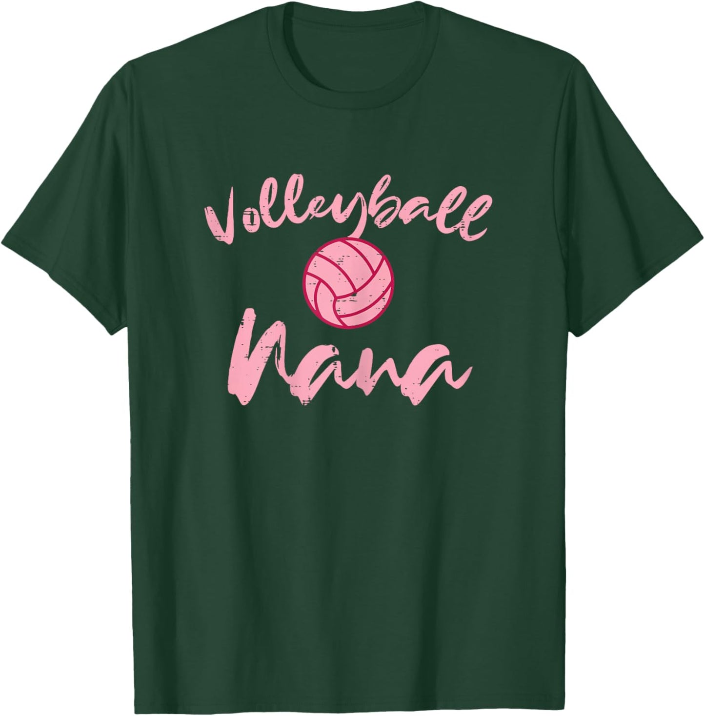 Volleyball Nana Cute Mom Grandmother Sports Grandma Women T-Shirt - T-Shirt | Forest