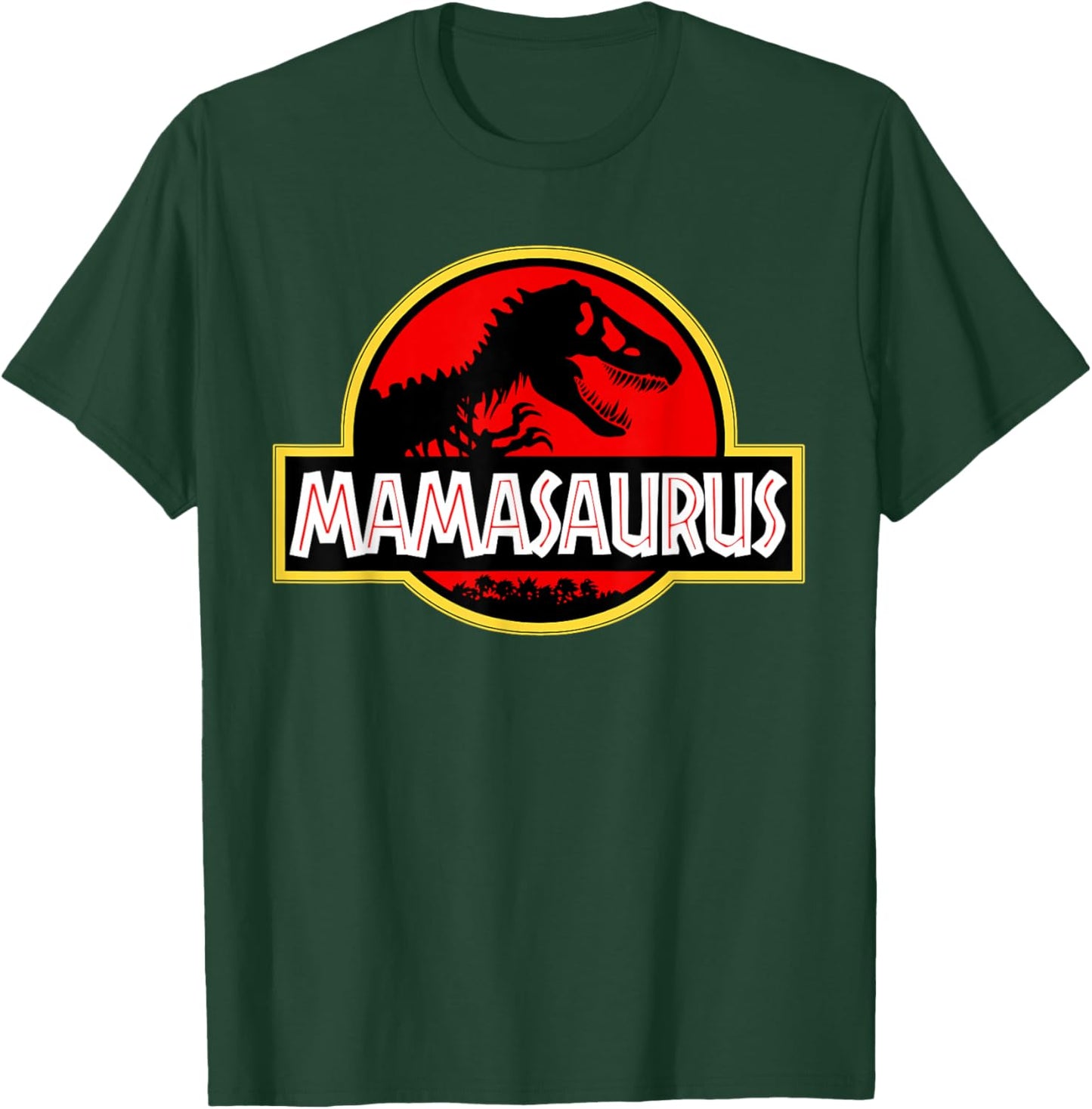 Funy Retro Vintage Mamasaurus T-Shirt - T-Shirt | Forest