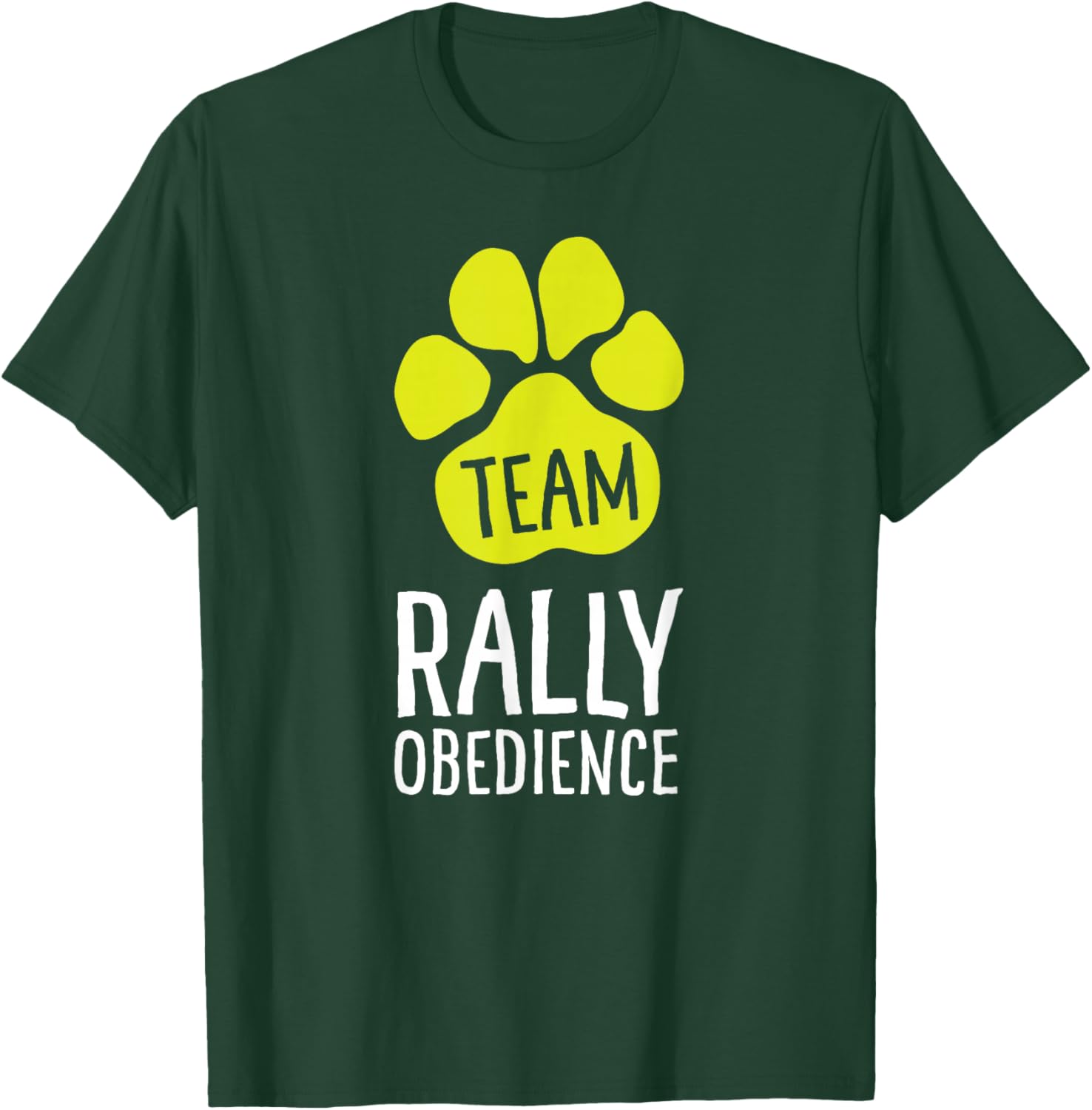 TinaShirts Team Rally Obedience T-Shirt - T-Shirt | Forest