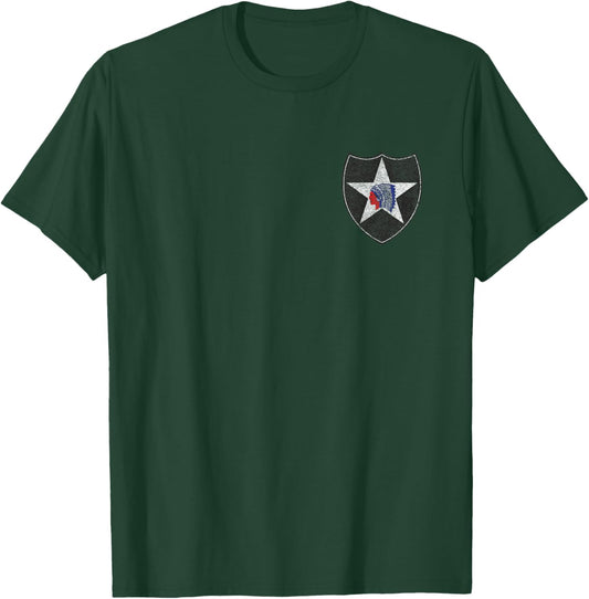 2nd Infantry Division Second Army T-Shirt - T-Shirt | Forest