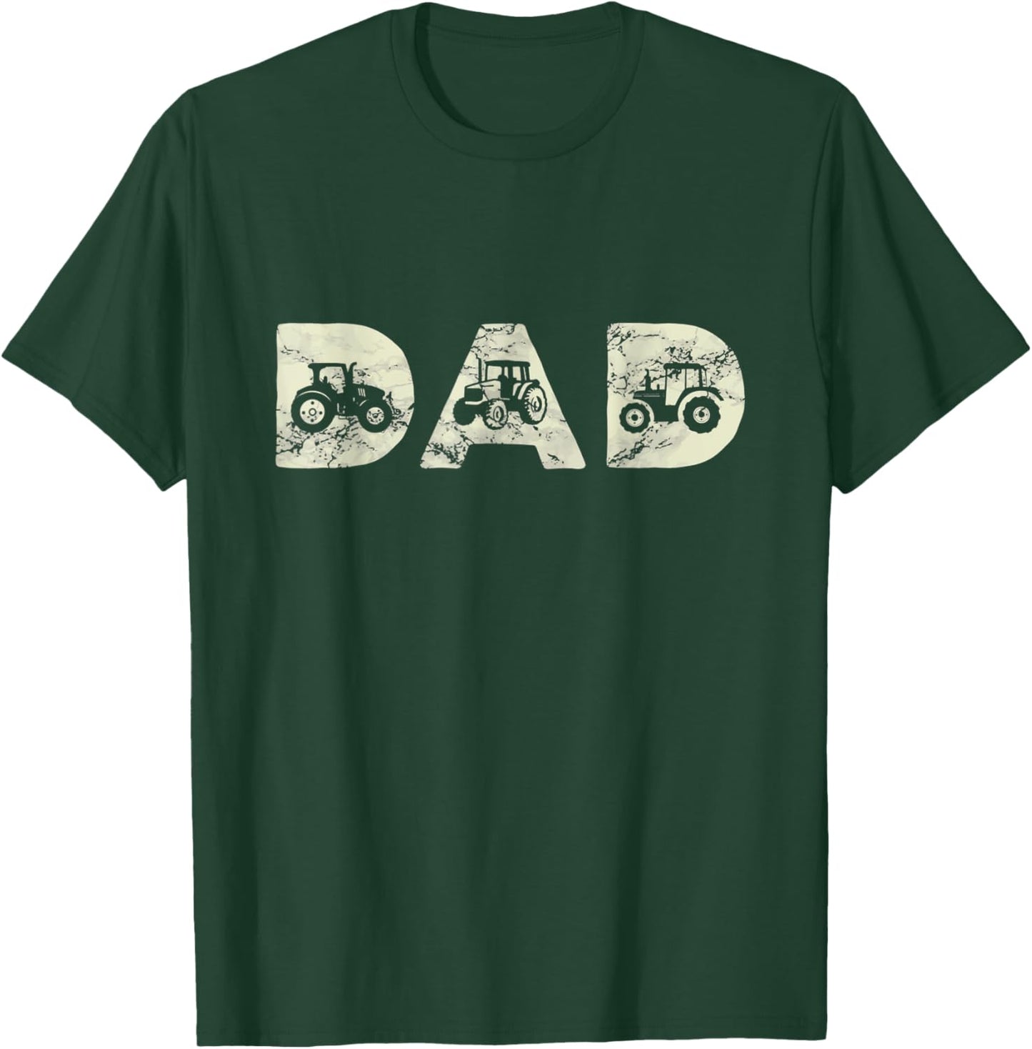 Tractor Dad Farming Father Farm Lover Farmer Daddy T-Shirt - T-Shirt | Forest