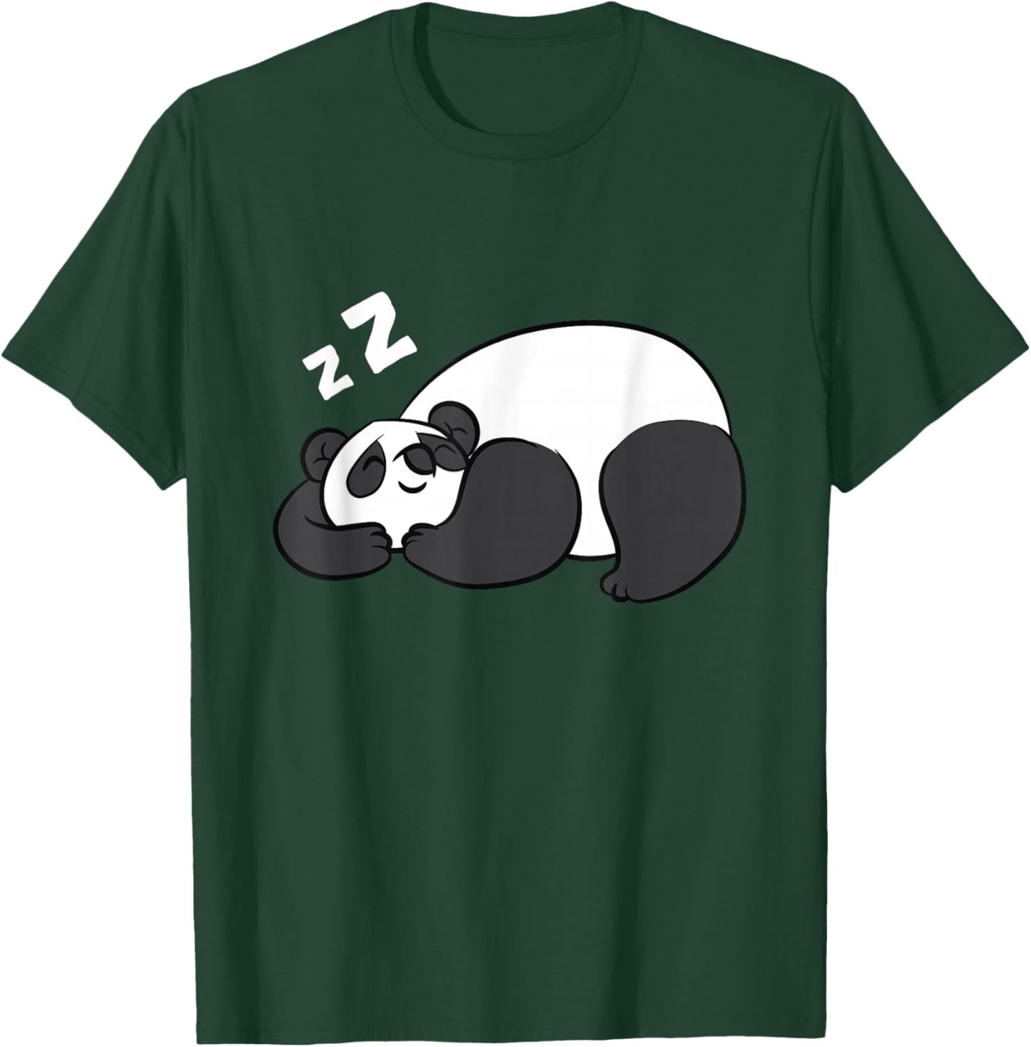 Tired Panda Pajama Love Pandas T-Shirt - T-Shirt | Forest