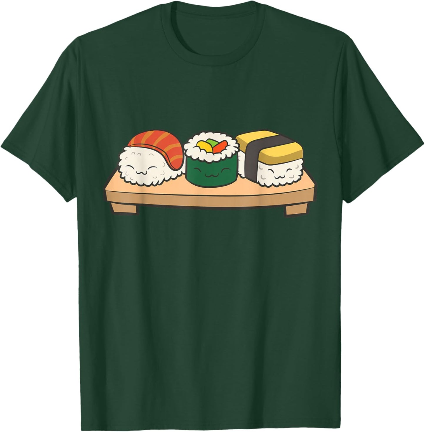 Kawaii Sushi Anime Japanese Food Love Sushi T-Shirt - T-Shirt | Forest