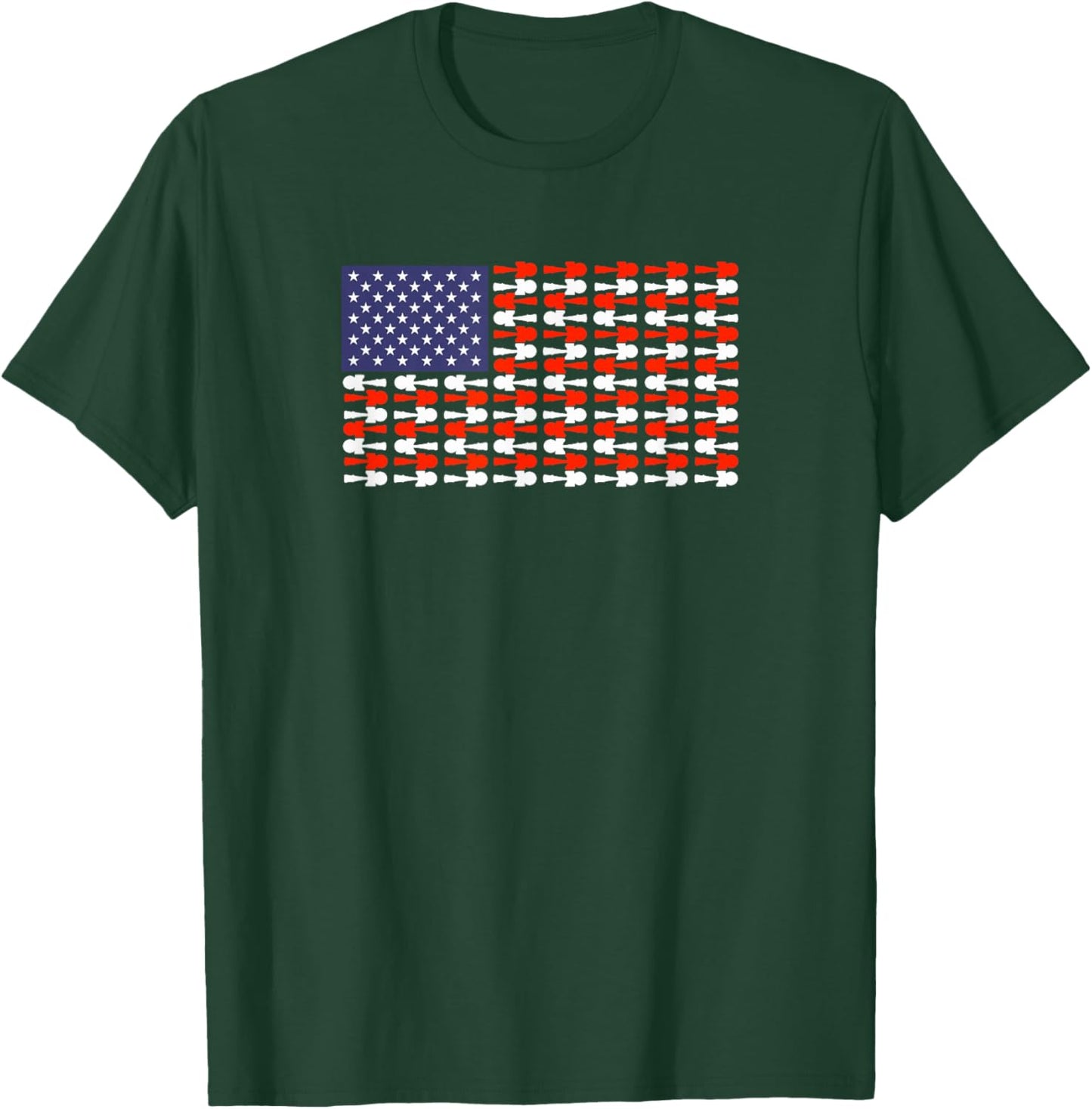 Kendama USA American Flag, Spirit Of Kendama T-Shirt - T-Shirt | Forest