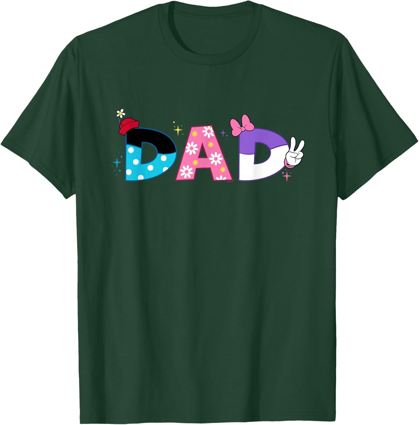 Disney Minnie Mouse and Daisy Duck Dad Father's Day Birthday T-Shirt - T-Shirt | Forest