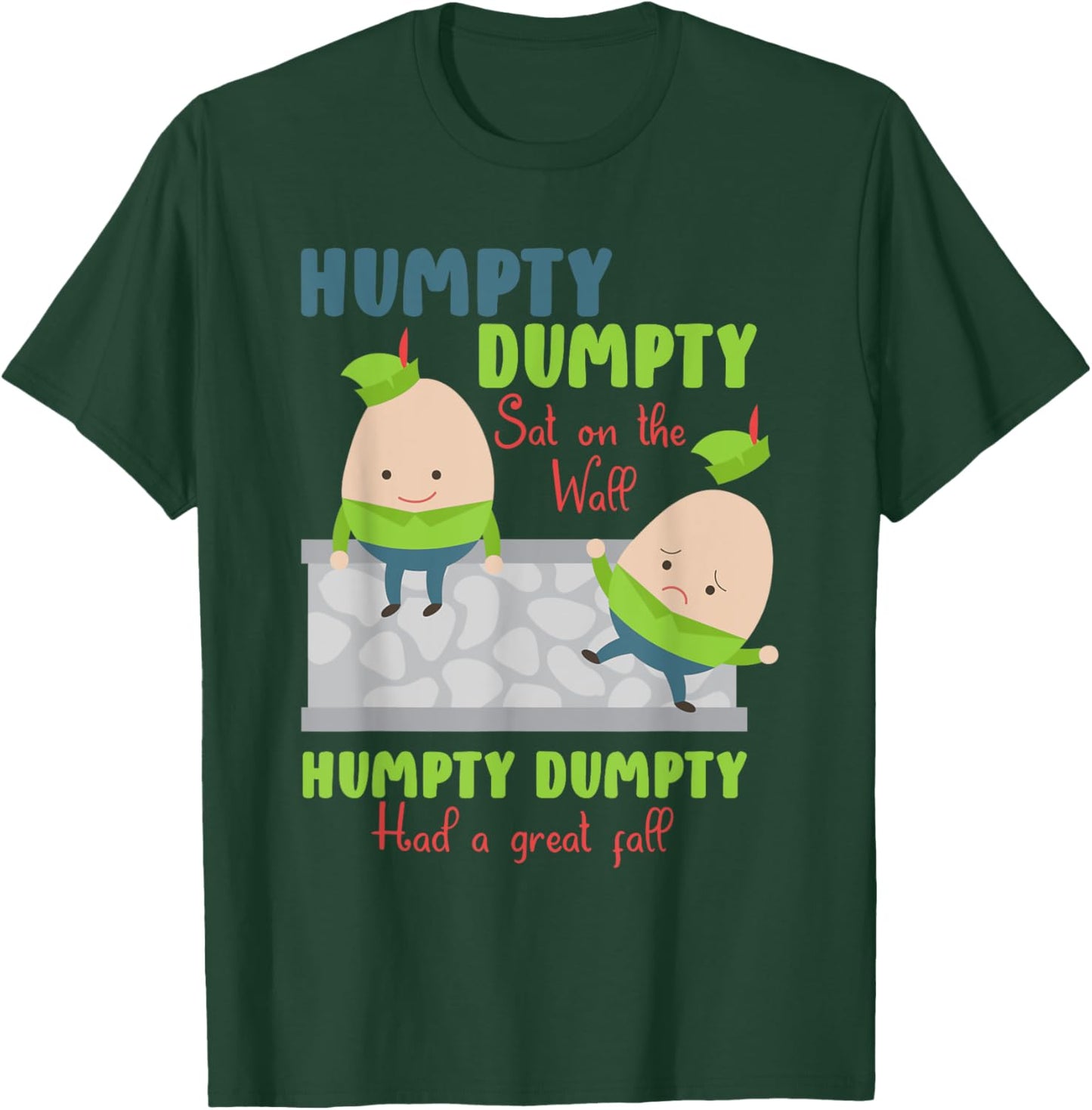 Nursery Rhymes for Kids or Humpty Dumpty T-Shirt - T-Shirt | Forest