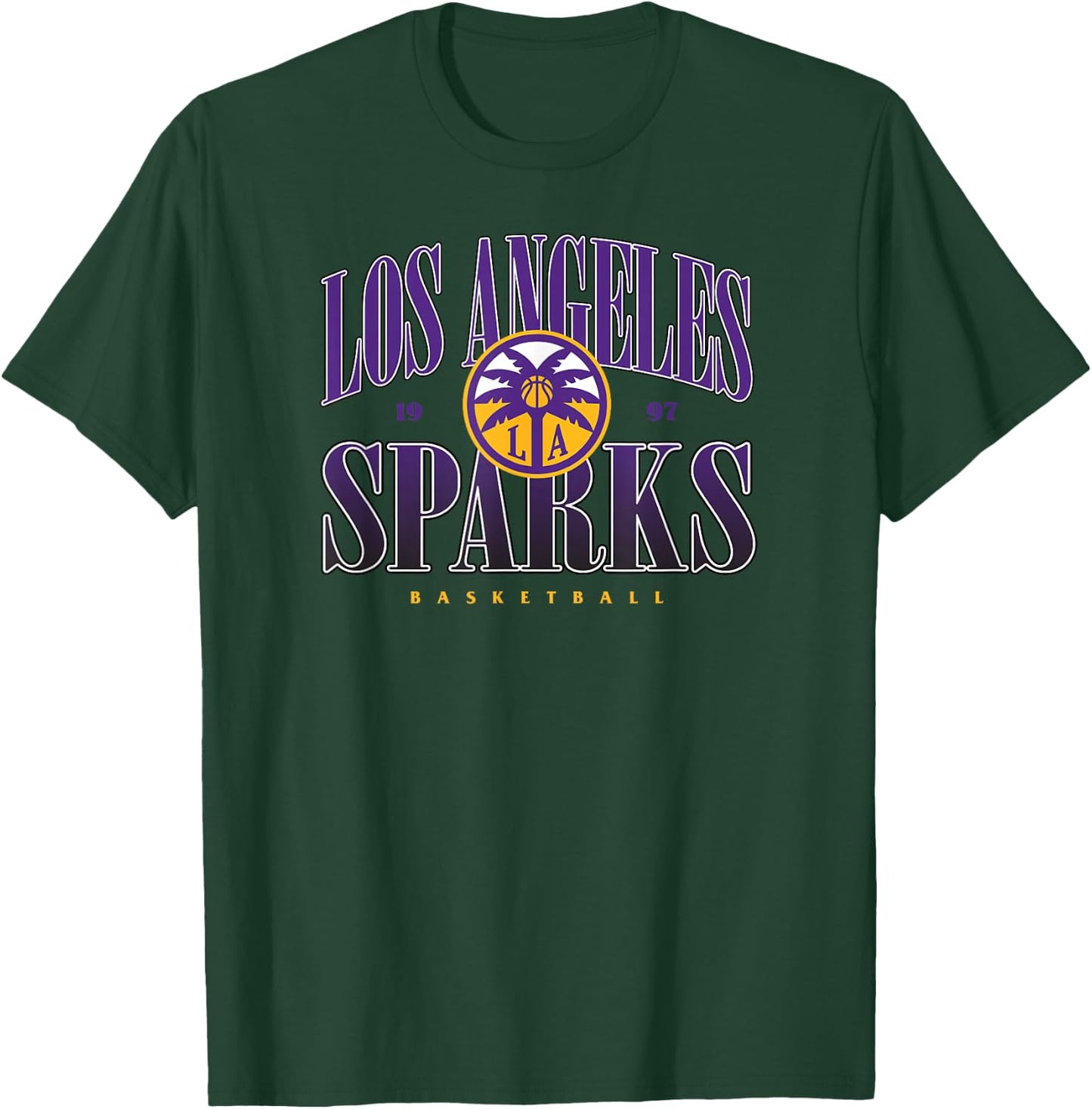 WNBA Los Angeles Sparks Courtside T-Shirt - T-Shirt | Forest