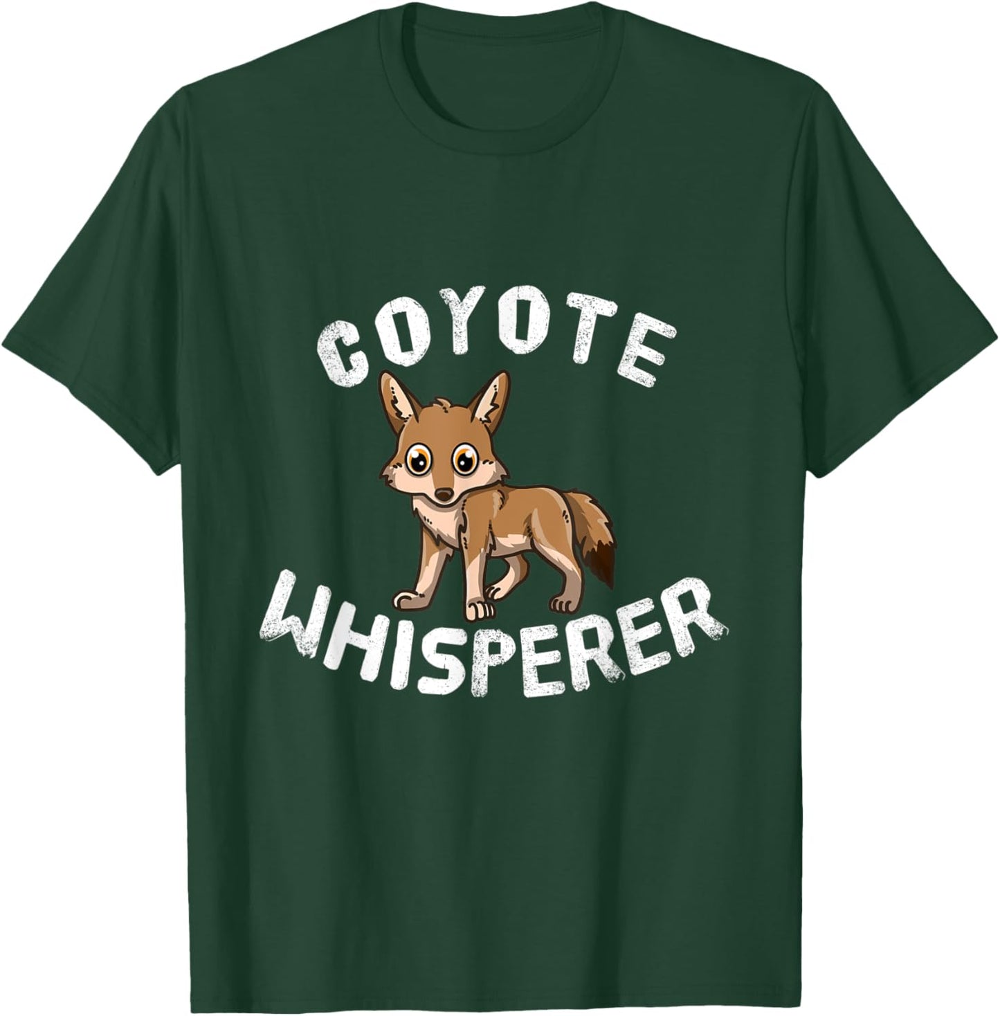 Funny Coyote Lover Coyote Whisperer T-Shirt - T-Shirt | Forest