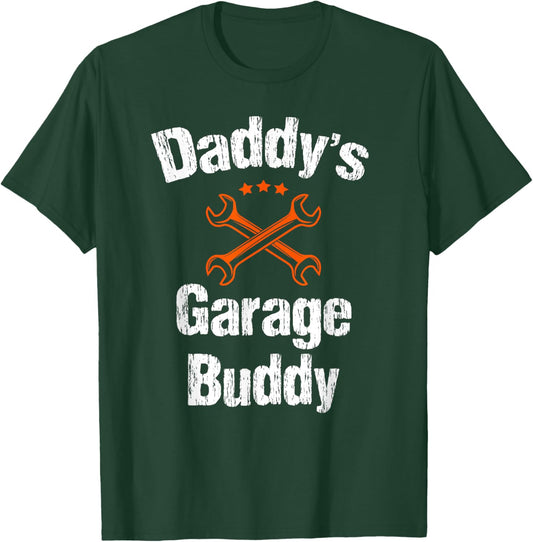daddy's garage buddy Funny Kid's T-Shirt - T-Shirt | Forest