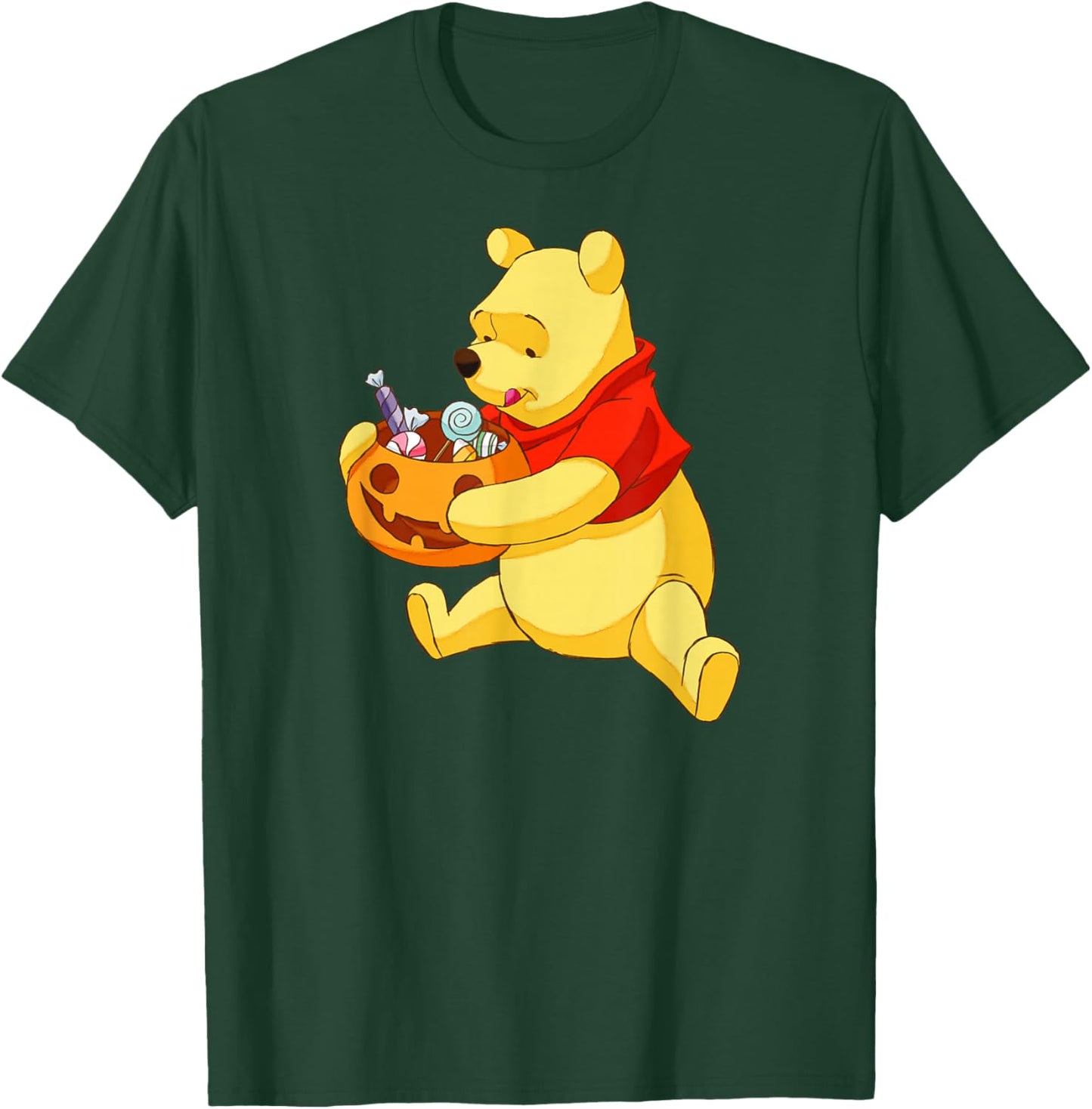 Disney - Halloween Candy Lover Pooh Bear T-Shirt - T-Shirt | Forest