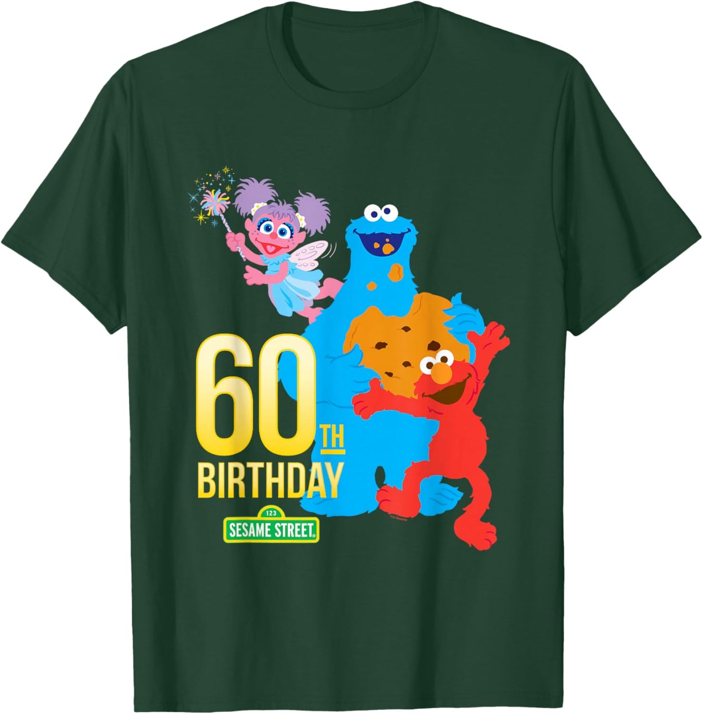 Sesame Street 60th Birthday T-Shirt - T-Shirt | Forest