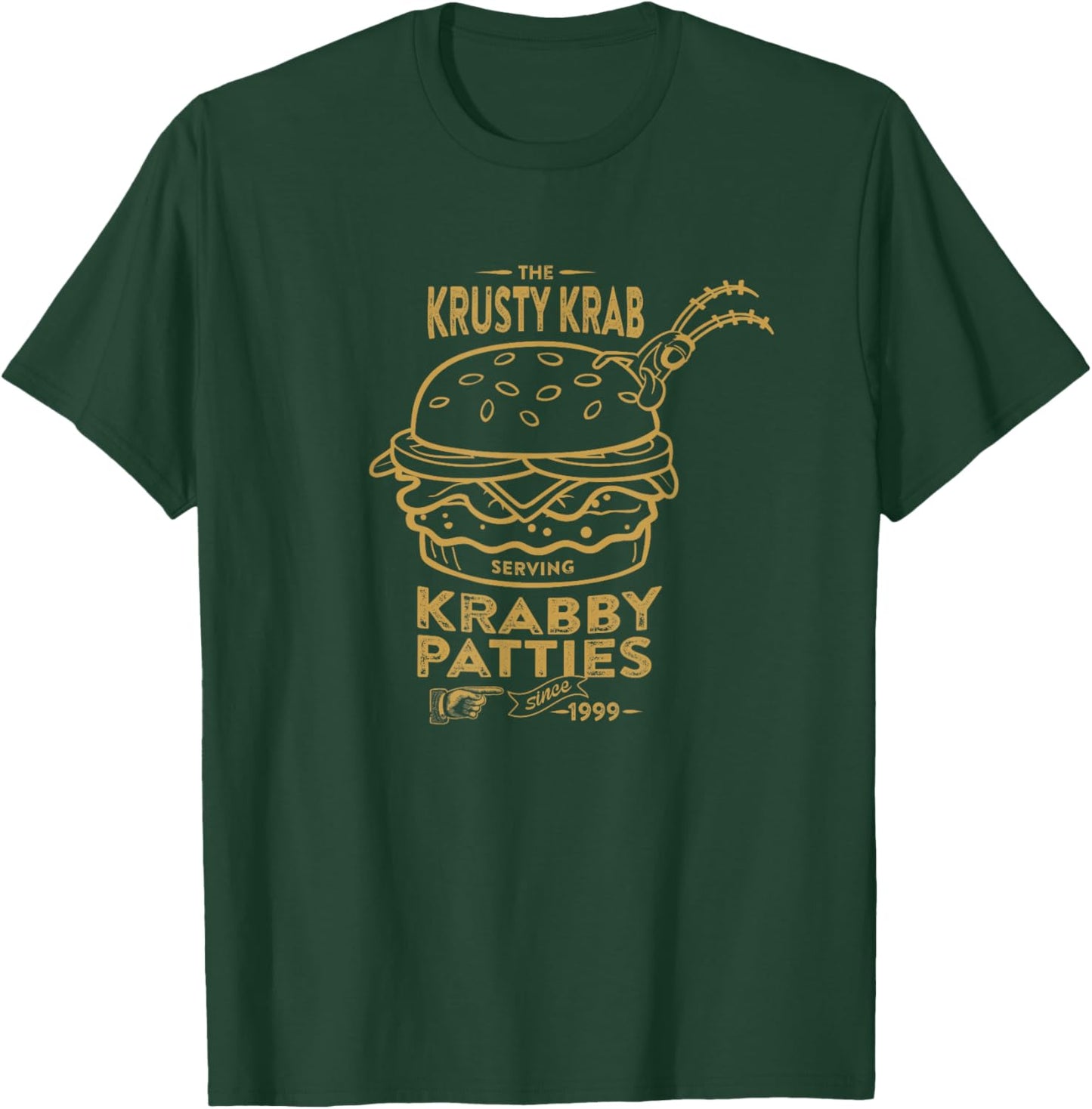 Spongebob Squarepants Krusty Krab Krabby Patties Ad T-Shirt - T-Shirt | Forest