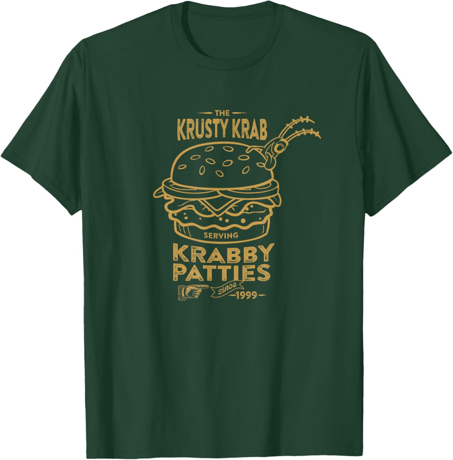Spongebob Squarepants Krusty Krab Krabby Patties Ad T-Shirt - T-Shirt | Forest