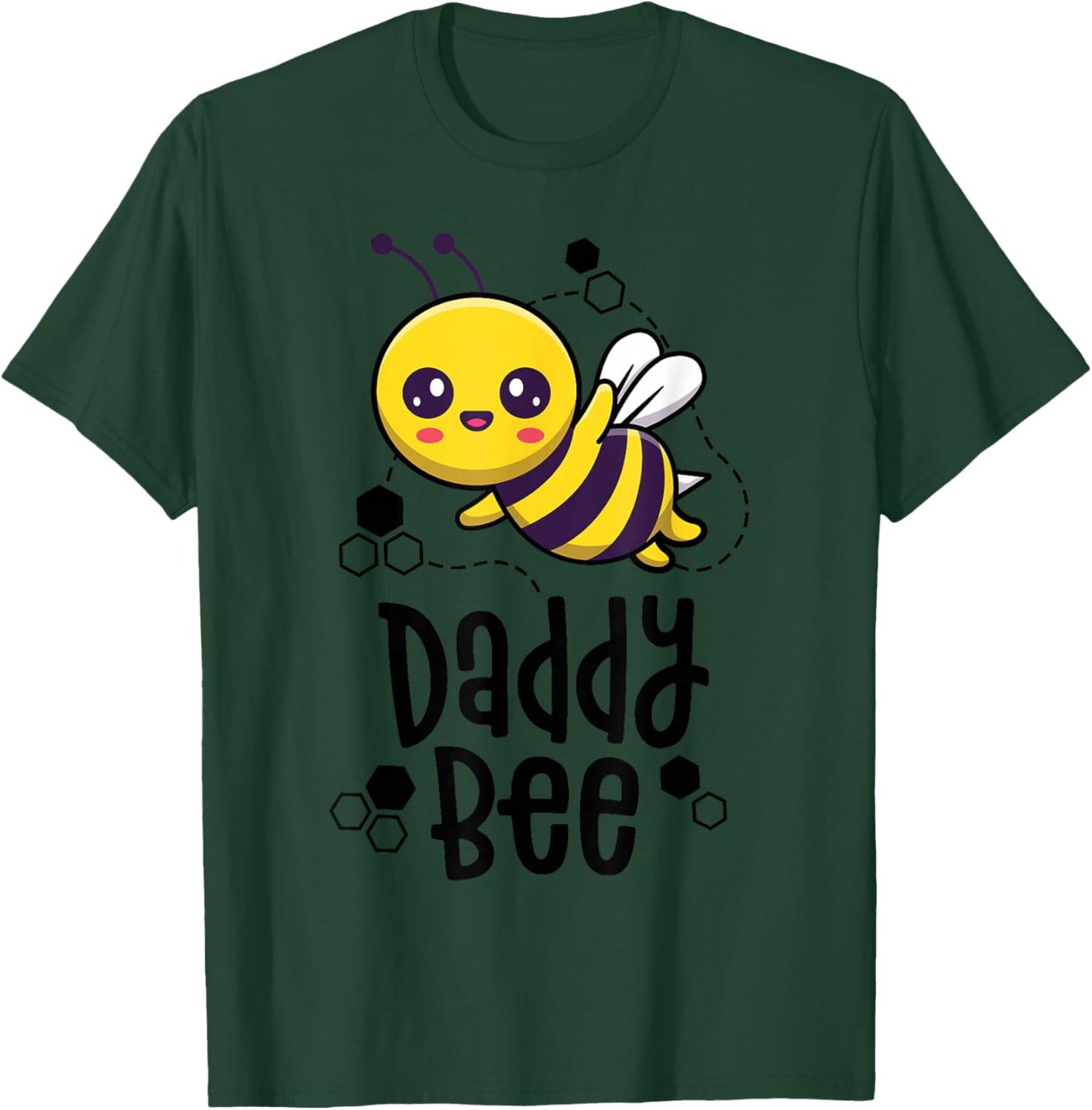Family Bee Shirts Dad Daddy First Bee Day Outfit Birthday T-Shirt - T-Shirt | Forest
