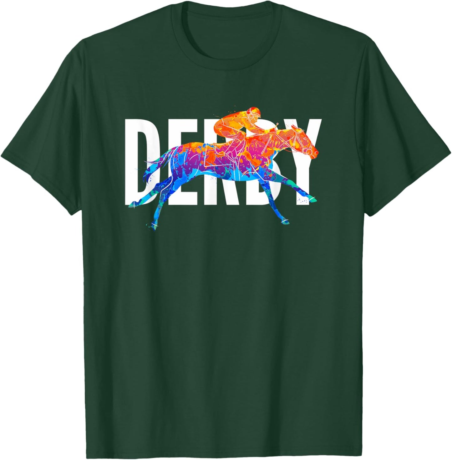 Derby Day Horse Racing Kentucky Epsom 2022 T-Shirt - T-Shirt | Forest