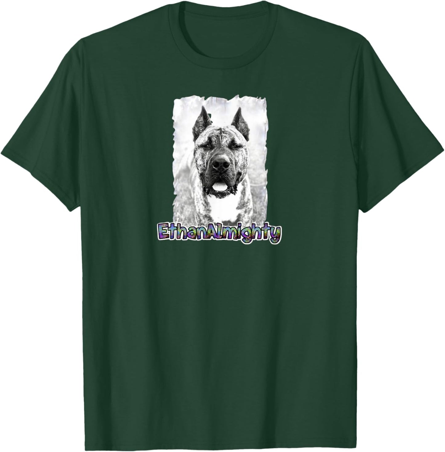 Ethan the Dog Women Girls Kids T-Shirt - T-Shirt | Forest
