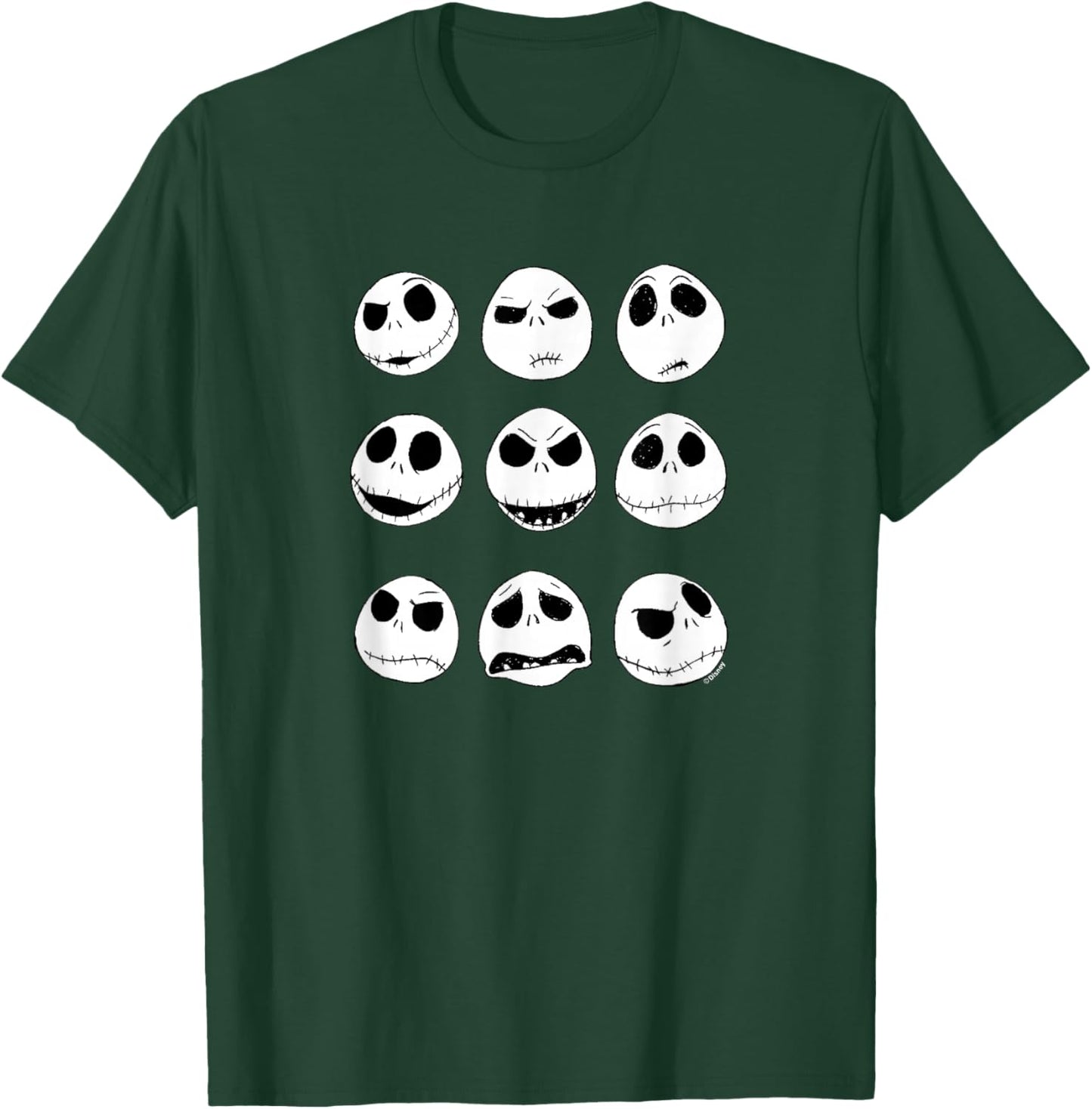 Jack Skellington Faces T-Shirt - T-Shirt | Forest