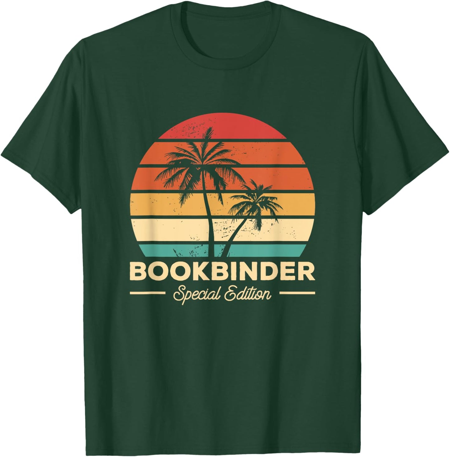 Vintage Bookbinder Bookbinding T-Shirt - T-Shirt | Forest