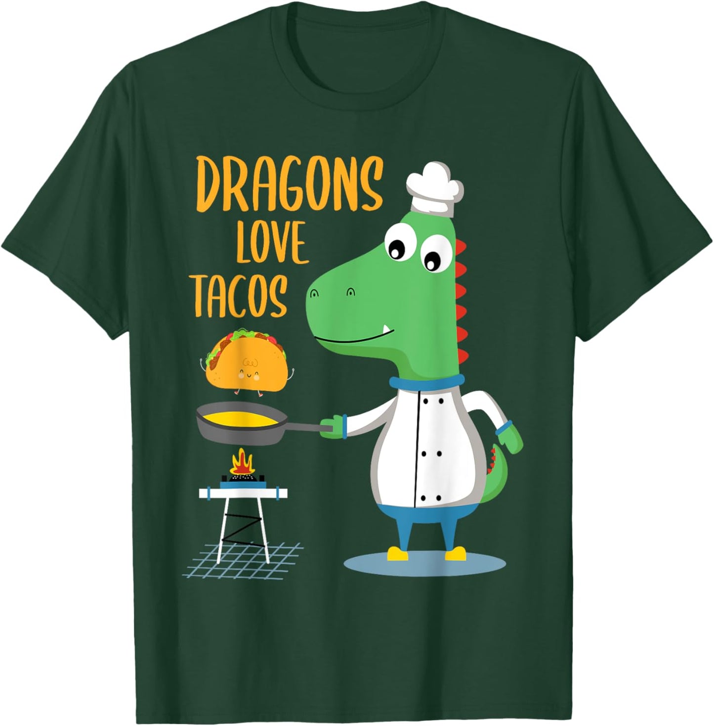 Dragons Love Tacos T-Shirt - T-Shirt | Forest