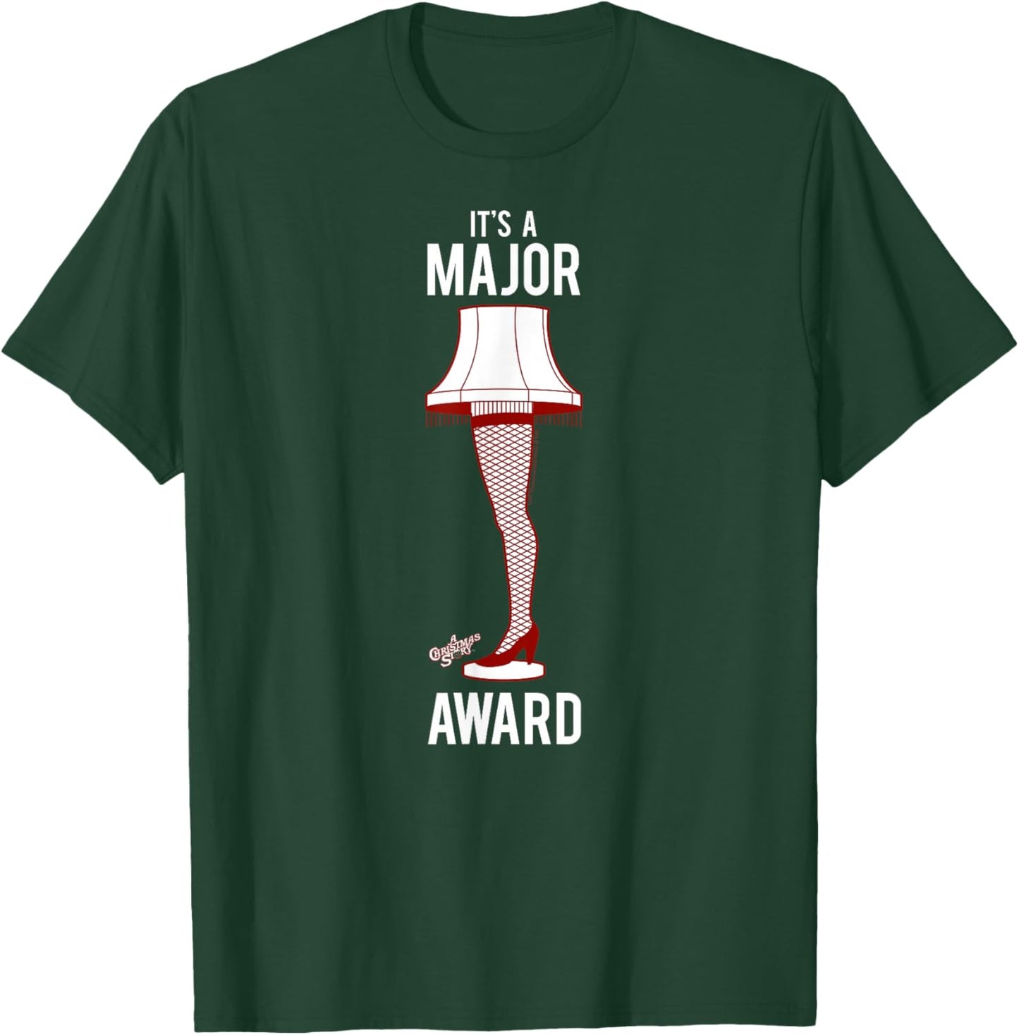 A Christmas Story It's A Major Award Lamp Funny Holiday T-Shirt - T-Shirt | Forest