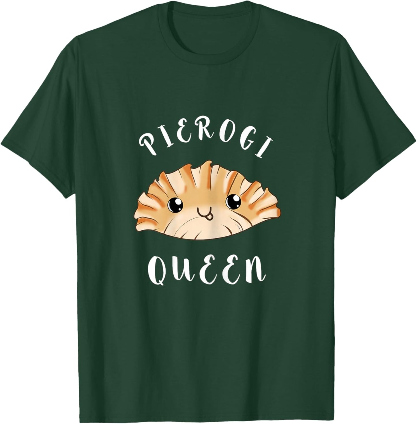 Pierogi Queen Funny Pierogi Polish Food Poland Cuisine T-Shirt - T-Shirt | Forest