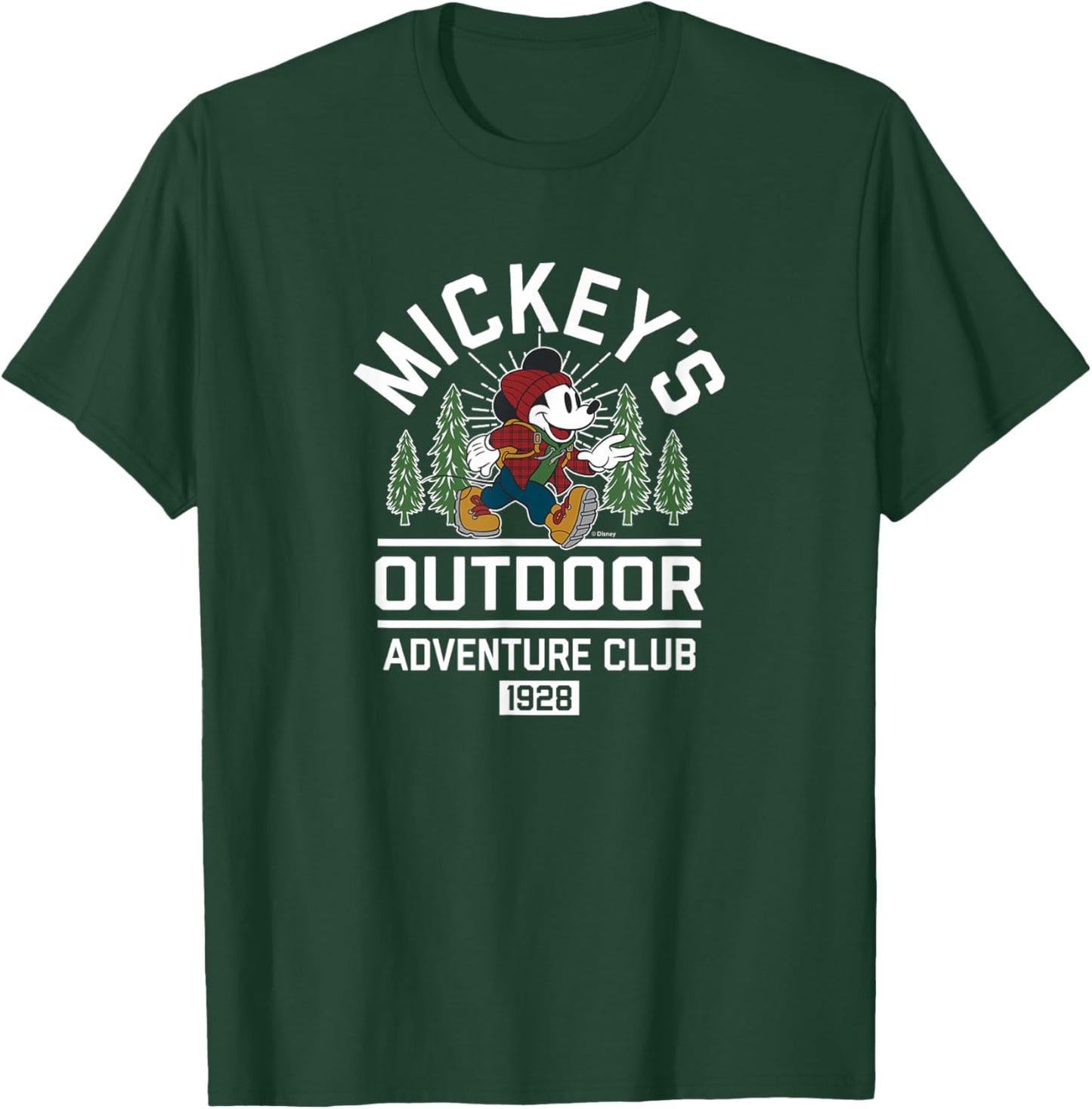 Mickey Mouse - Mickey's Outdoor Adventure Club T-Shirt - T-Shirt | Forest