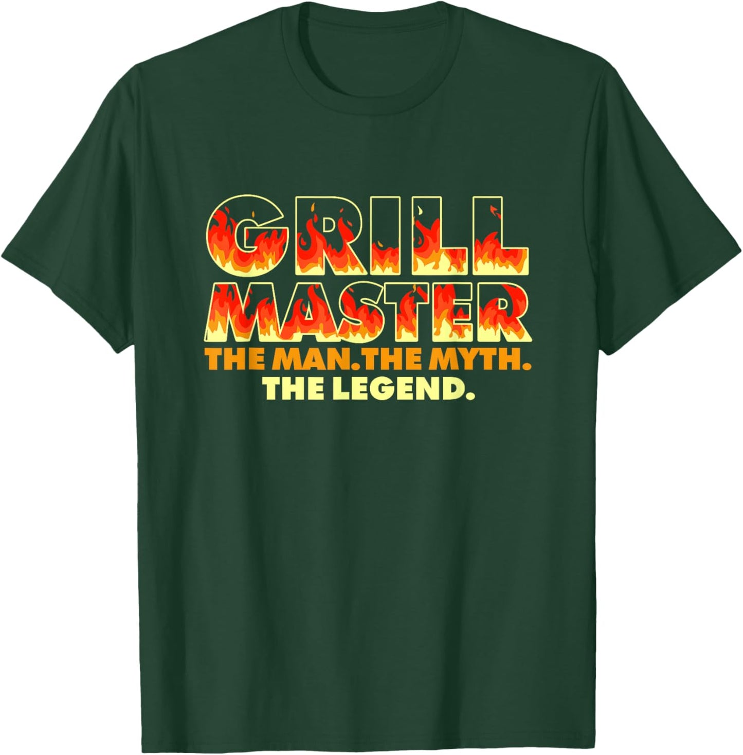 Grill Master the man the myth the legend grilling BBQ T-Shirt - T-Shirt | Forest