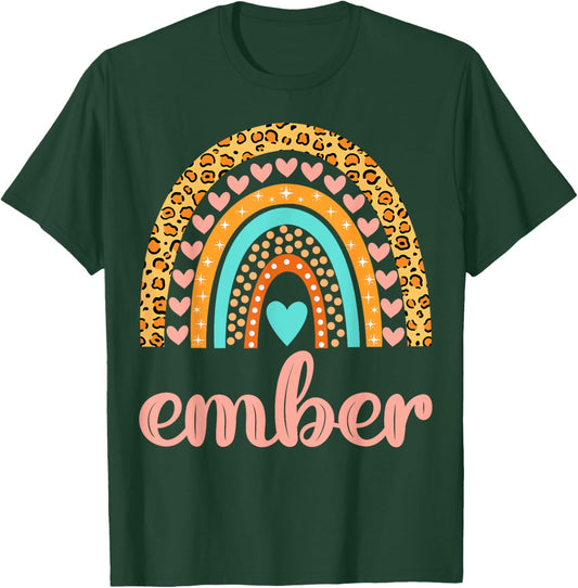 Ember Ember Name Birthday Shirt Gift T-Shirt - T-Shirt | Forest