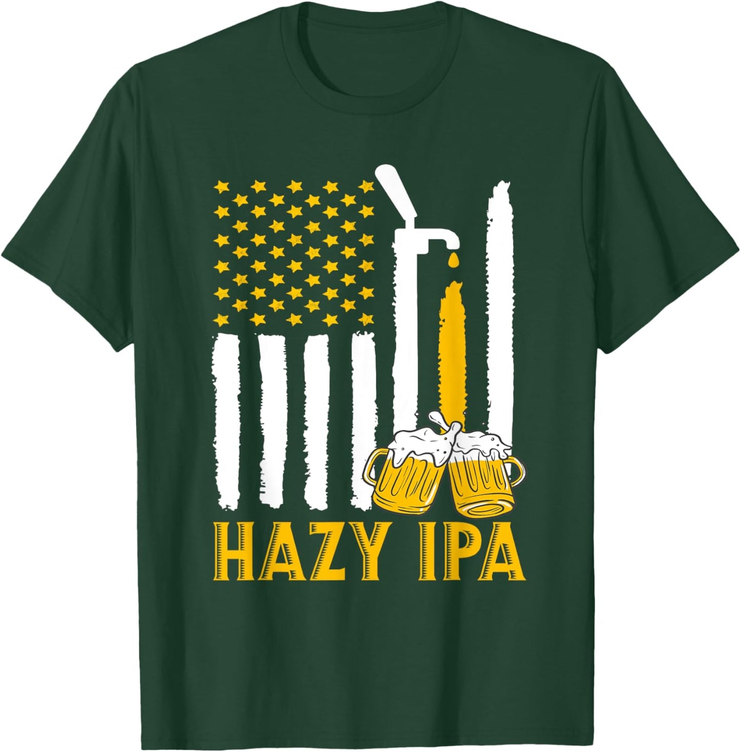 Hazy IPA Craft Beer Indian Pale Ale T-Shirt - T-Shirt | Forest