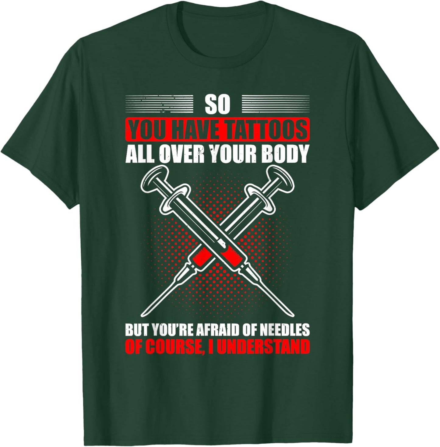 Tattooed Phlebotomist Phlebotomy Technician T-Shirt - T-Shirt | Forest
