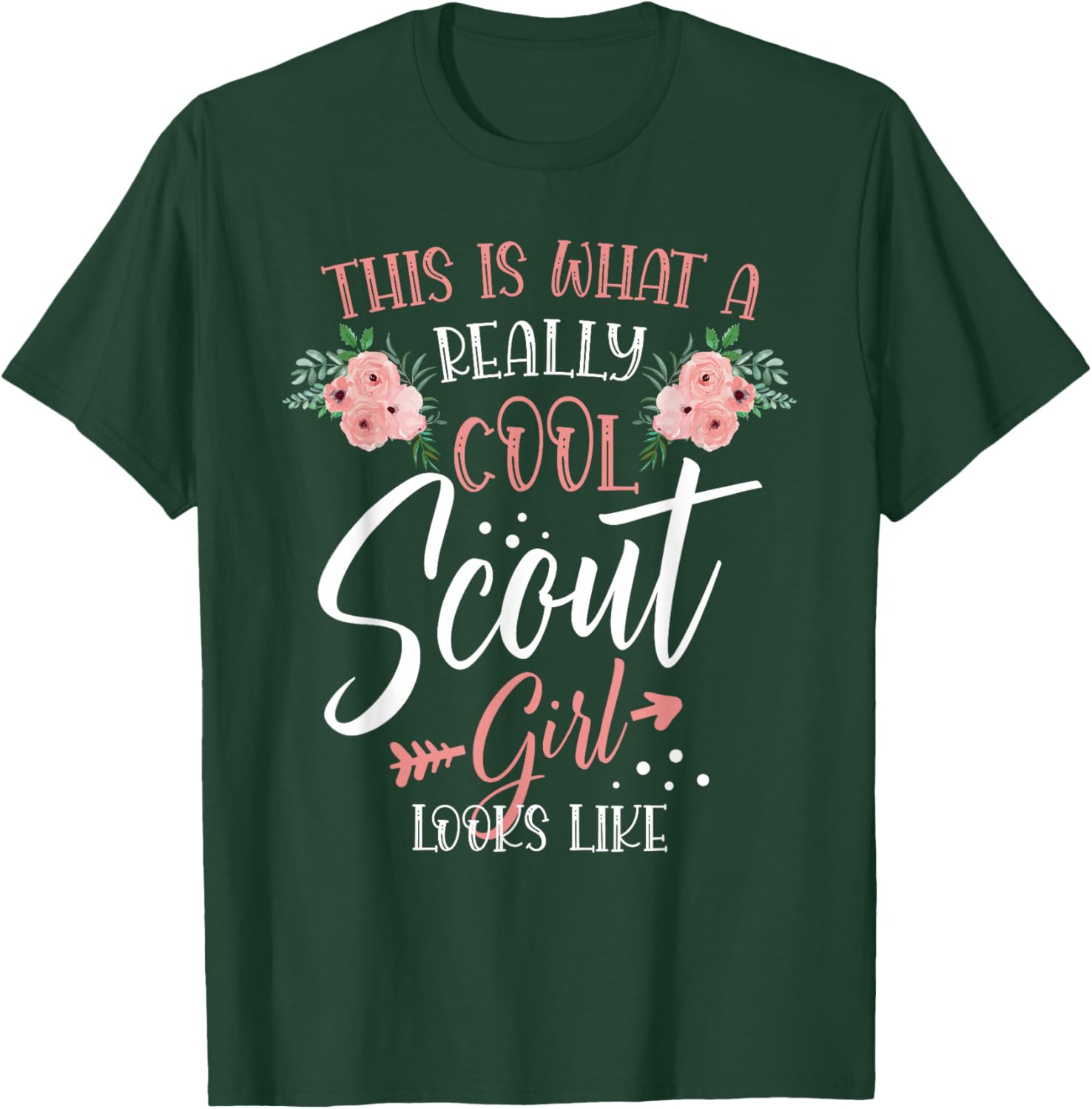 This is what a really cool scout girl looks like for a Scout T-Shirt - T-Shirt | Forest