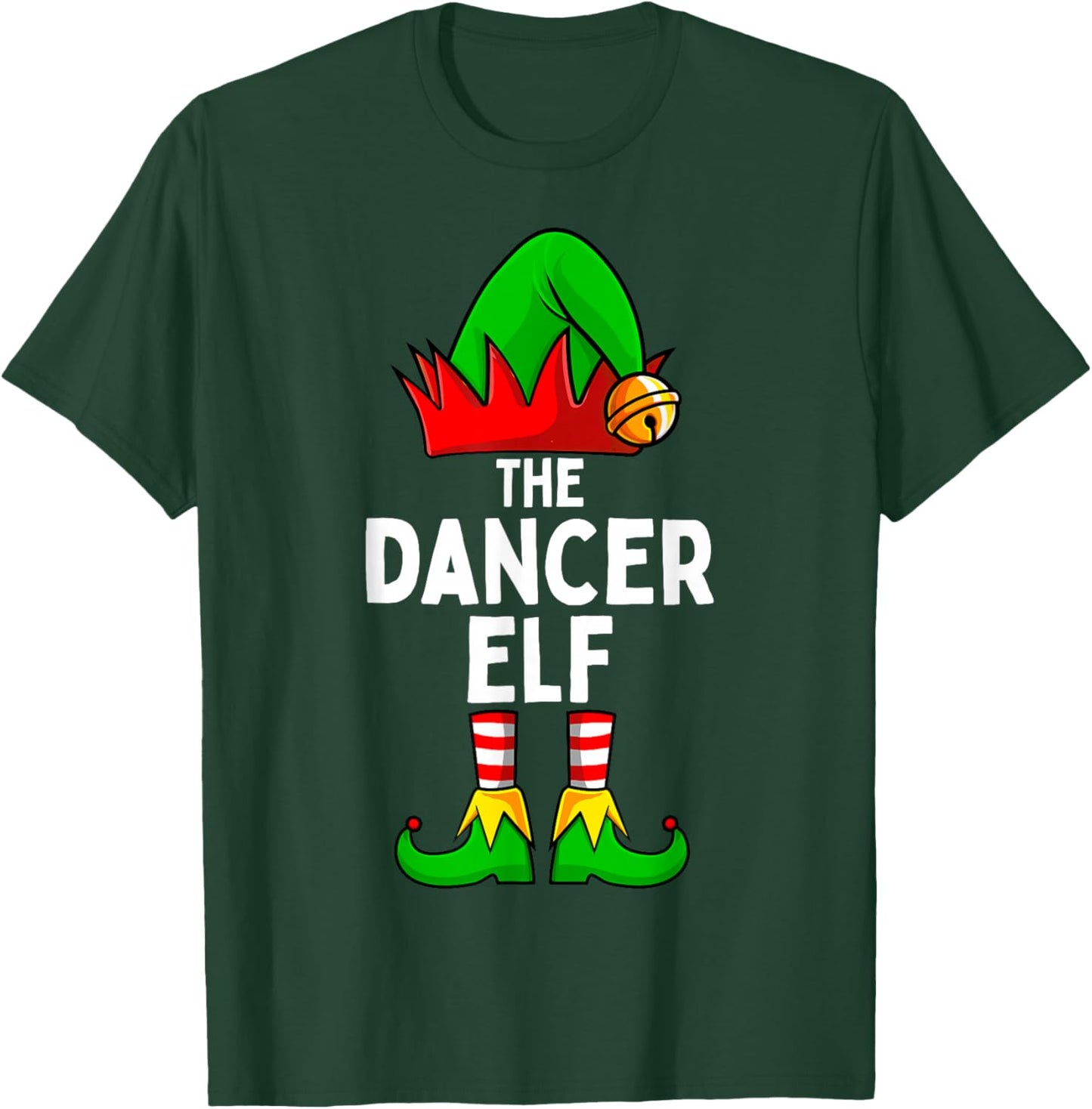 Dancer Elf Matching Family Christmas T-Shirt - T-Shirt | Forest