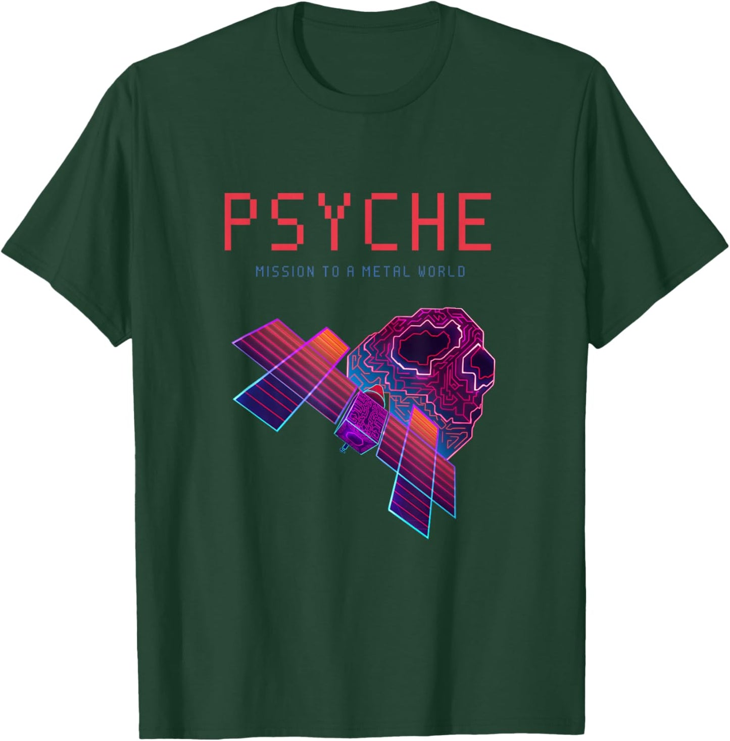 NASA Psyche Asteroid Mission T-Shirt - T-Shirt | Forest