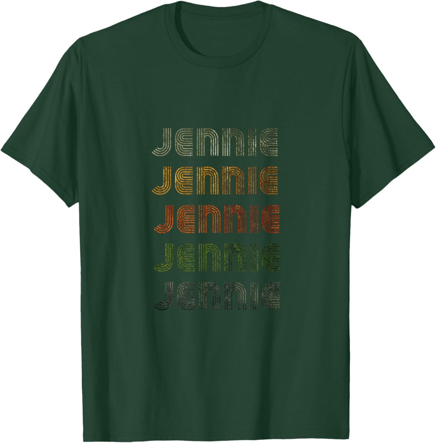 Love Heart Jennie Grunge/Vintage Style Black Jennie T-Shirt - T-Shirt | Forest