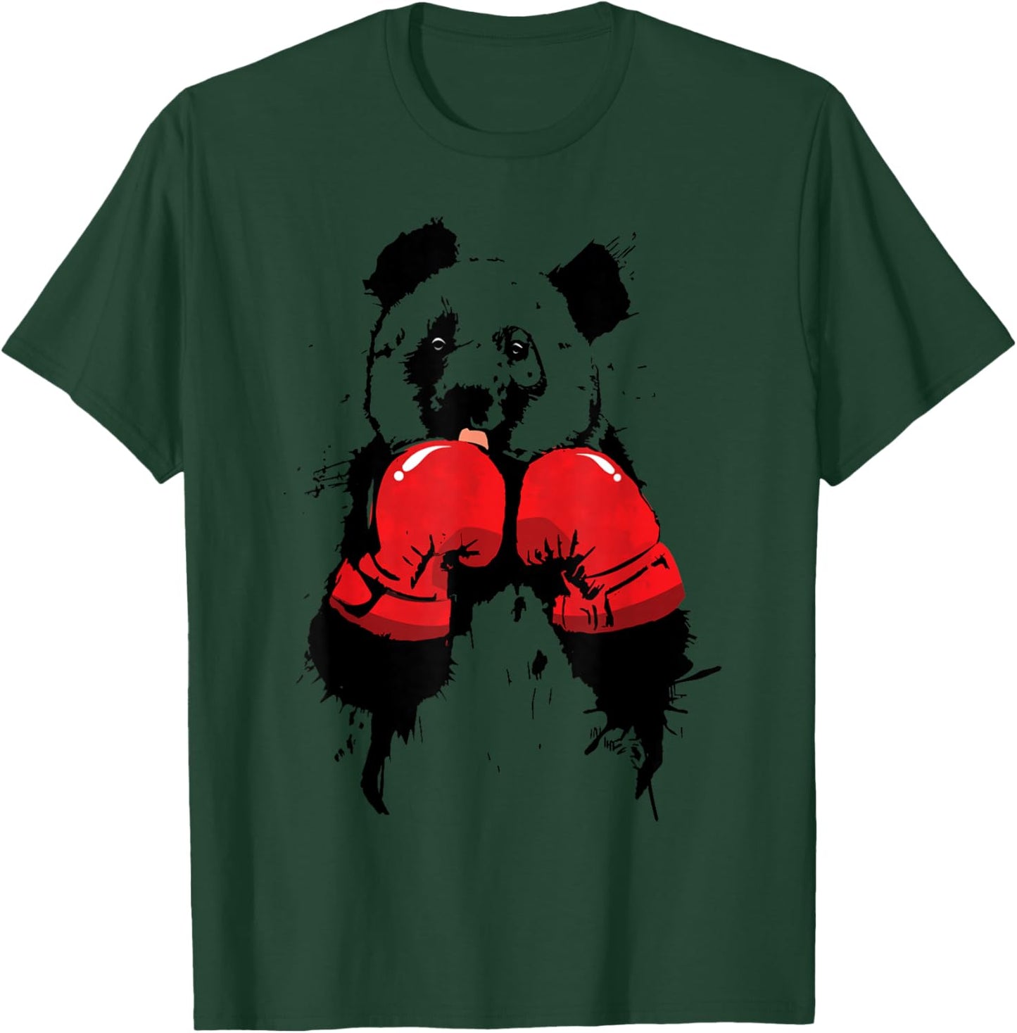Pop Art Boxing Panda Bear Boxer T-Shirt - T-Shirt | Forest