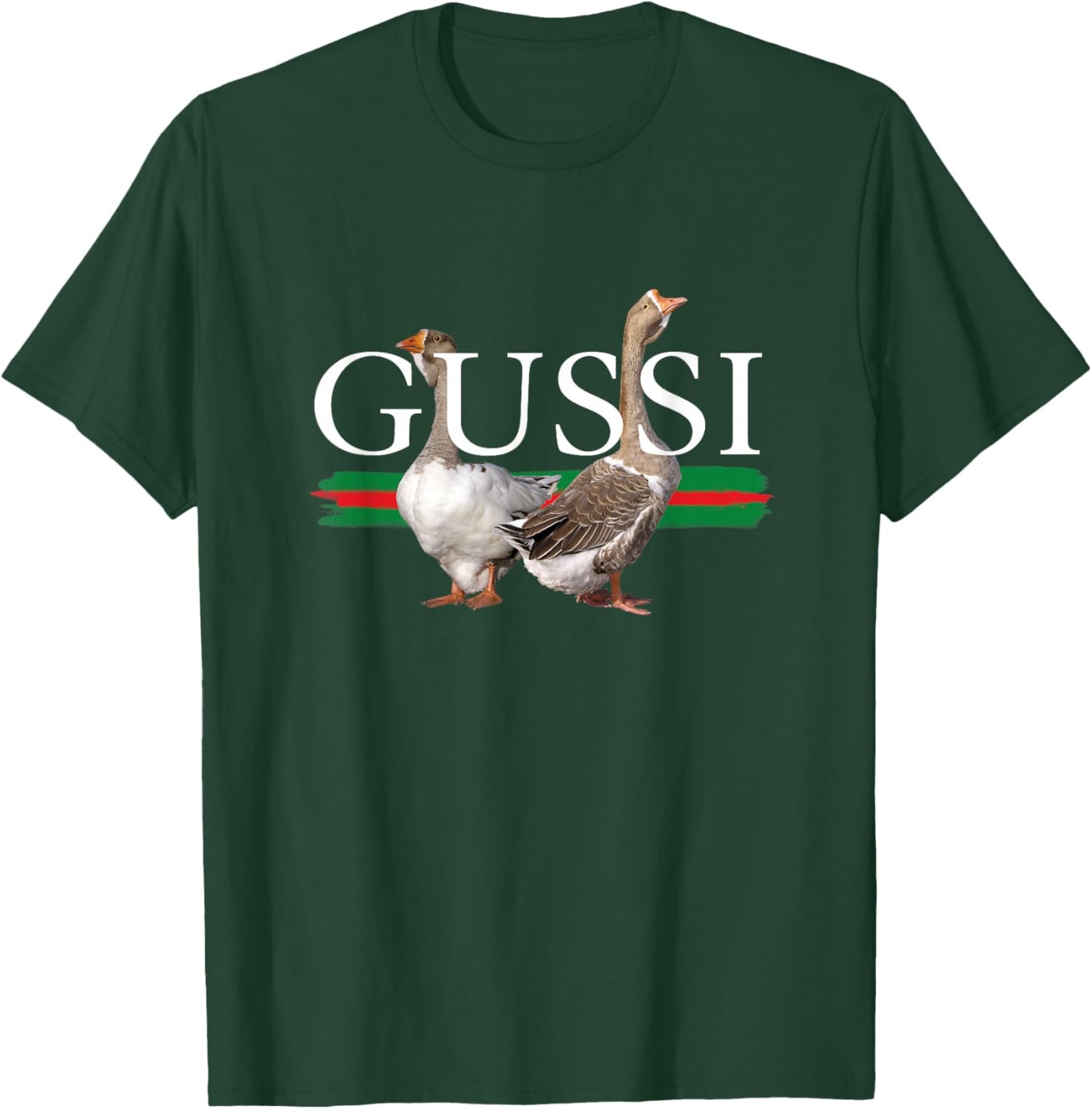 Pansky.art Funny Russian Gussi Adult T-Shirt - T-Shirt | Forest