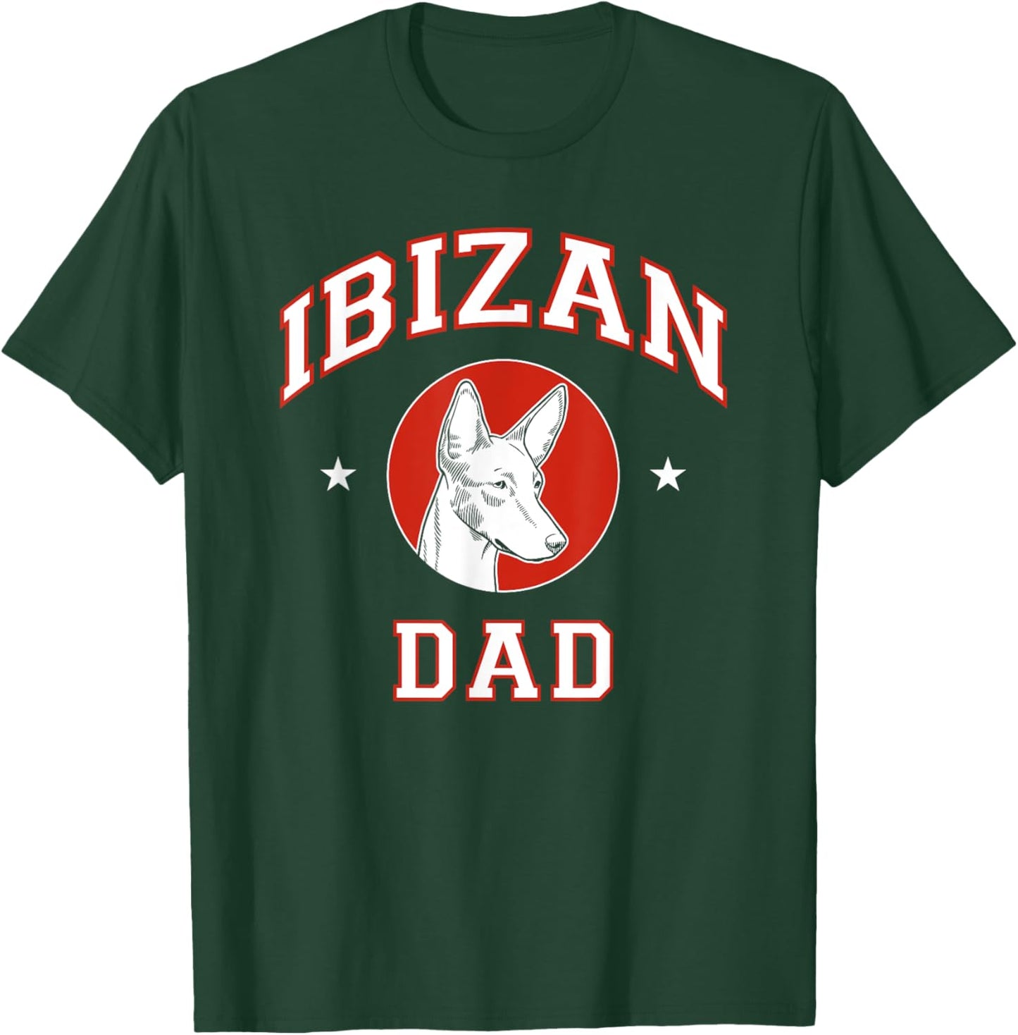 Ibizan Hound Dad Dog Father T-Shirt - T-Shirt | Forest