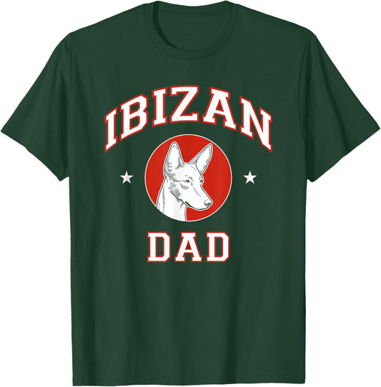 Ibizan Hound Dad Dog Father T-Shirt - T-Shirt | Forest