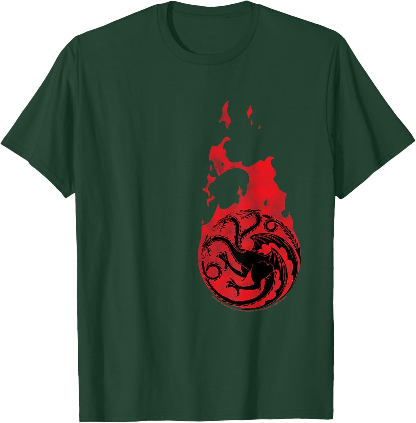 Game of Thrones FiRE Dragon Icon T-Shirt - T-Shirt | Forest
