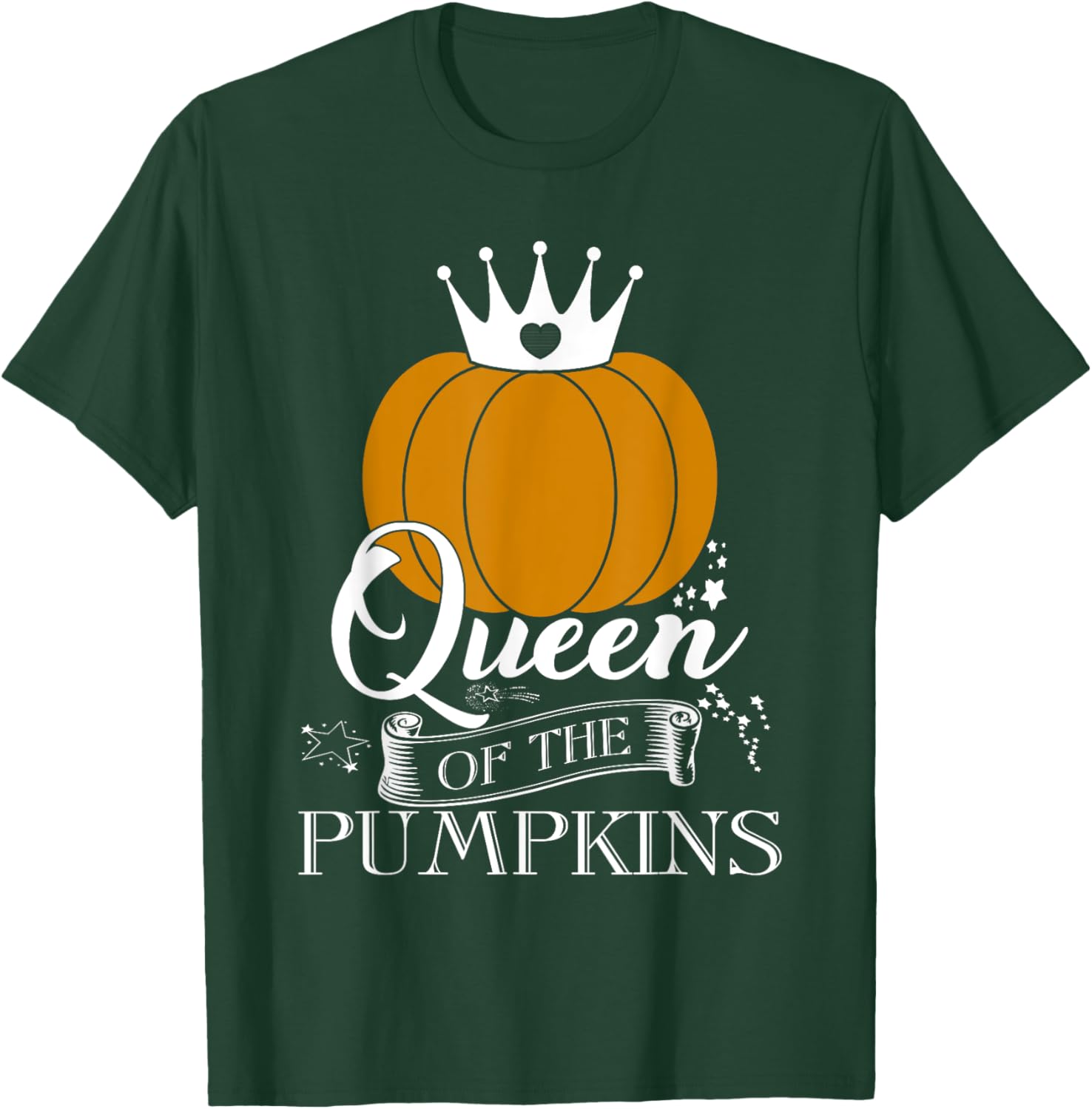 Queen Of The Pumpkins Halloween T-Shirt - T-Shirt | Forest