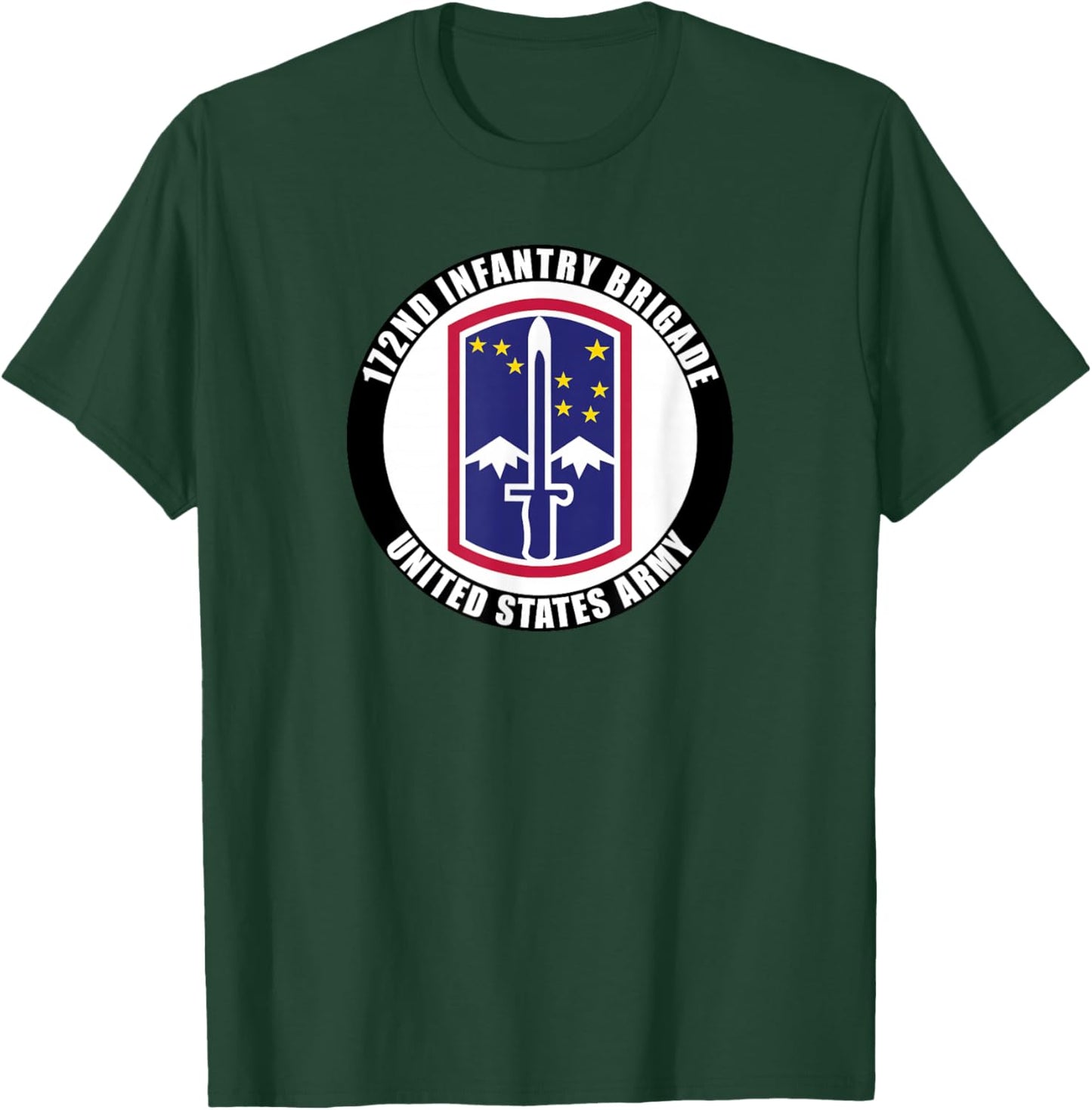 172nd Infantry Brigade United States Army Veteran Military T-Shirt - T-Shirt | Forest