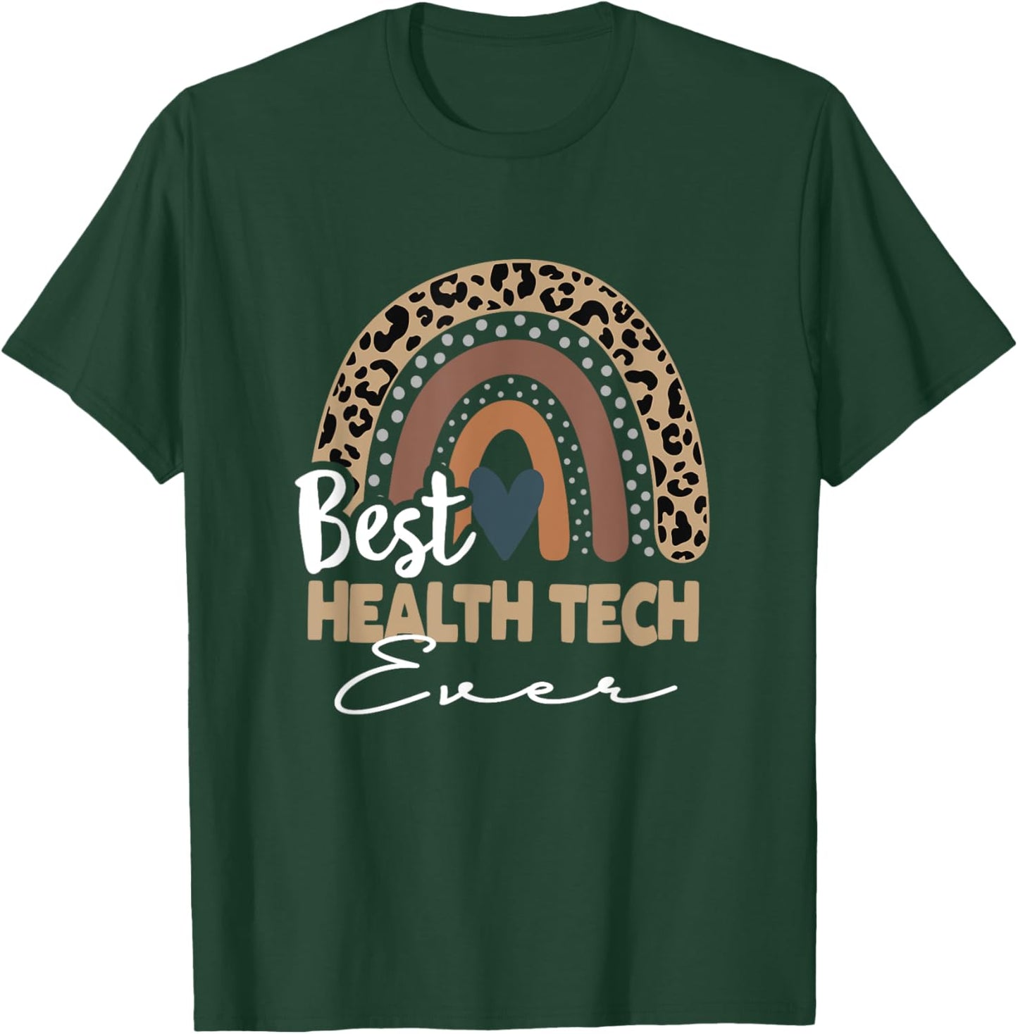 Back To School Boho Rainbow, Health Tech T-Shirt - T-Shirt | Forest