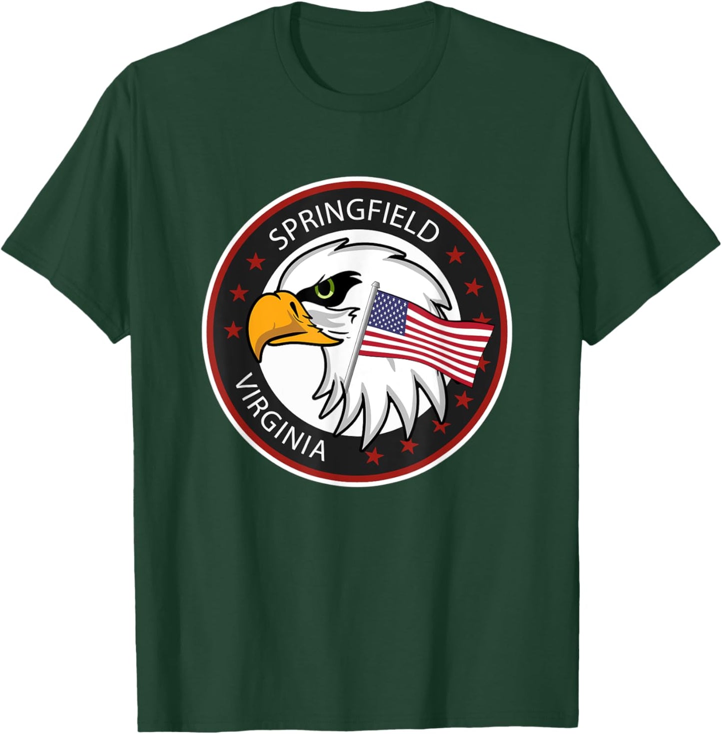 Springfield VA Virginia T-Shirt - T-Shirt | Forest