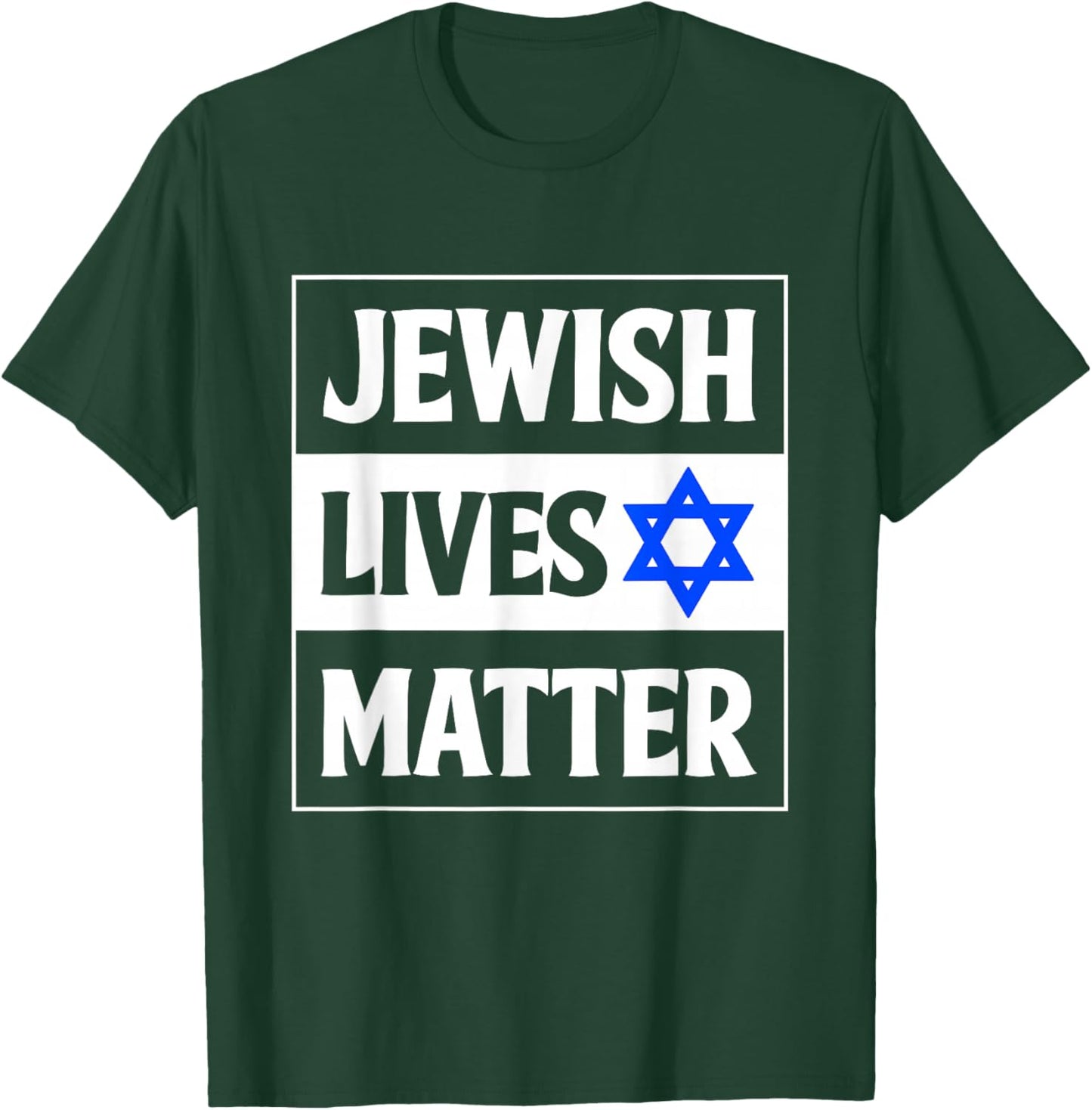 Jewish Lives Matter Retro Jewish Holiday T-Shirt - T-Shirt | Forest