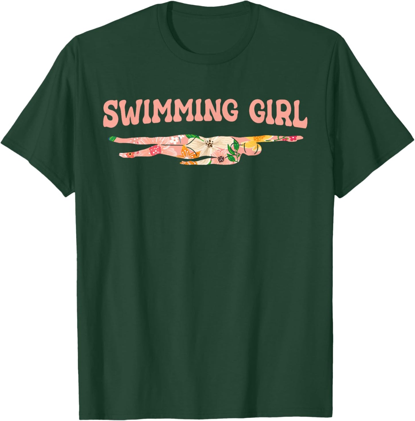 Swimming, swimming, water sports, swimmer T-Shirt - T-Shirt | Forest
