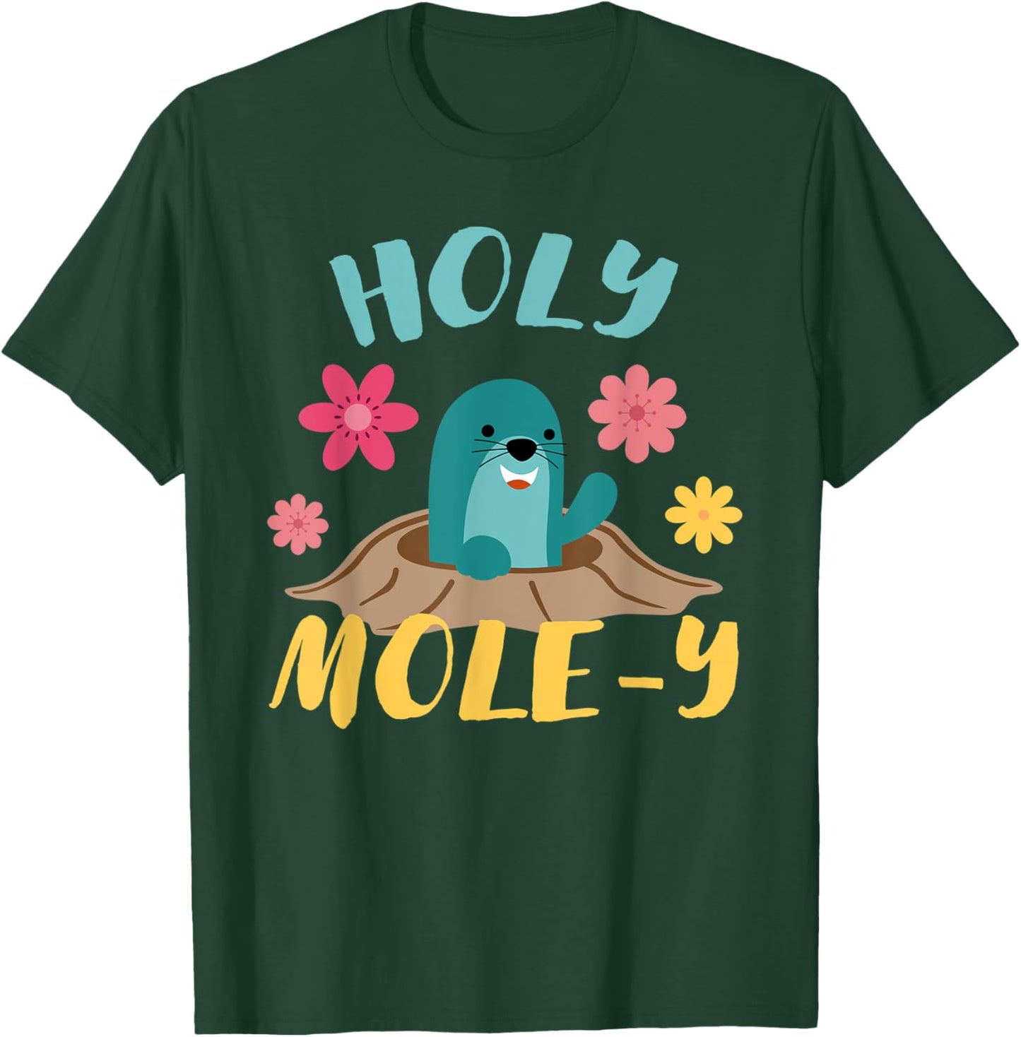 Cute mole biologist animal lover chemistry saying T-Shirt - T-Shirt | Forest