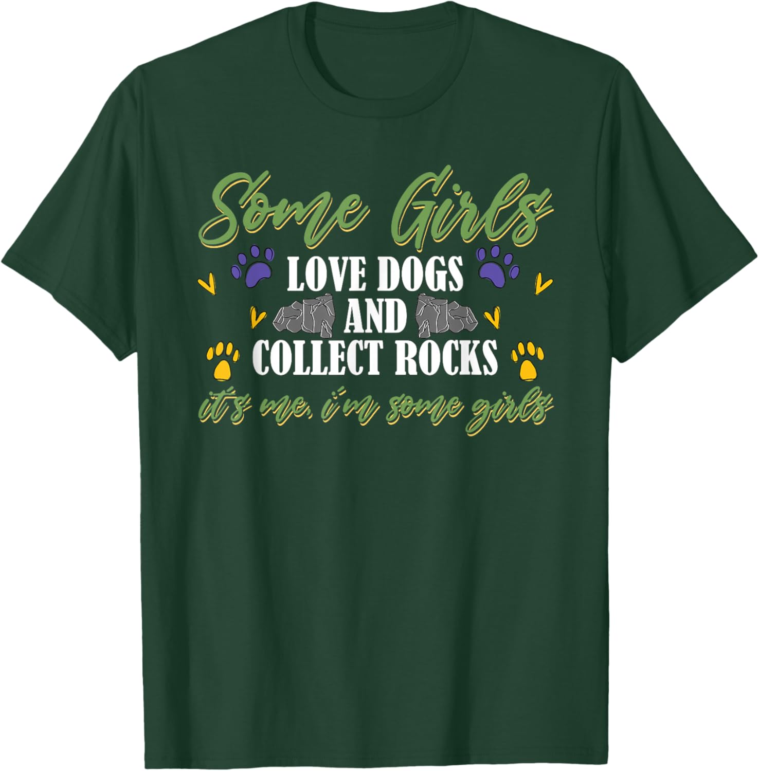 Rockhound Mineral Rock Collecting Geology Rock Collector T-Shirt - T-Shirt | Forest